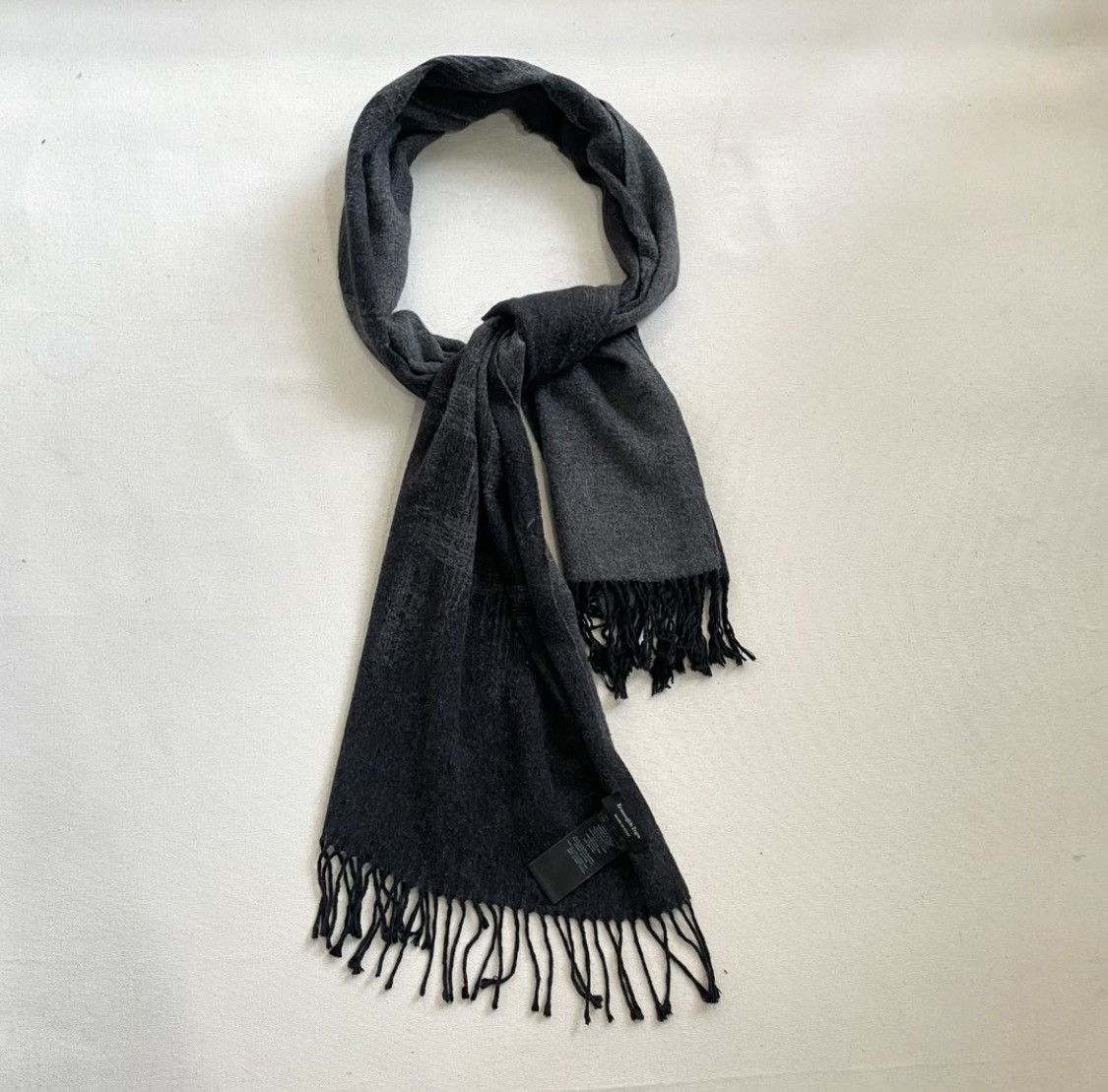 Ermenegildo Zegna Zegna’s 2-toned fringed scarf Size ONE SIZE - 3 Thumbnail