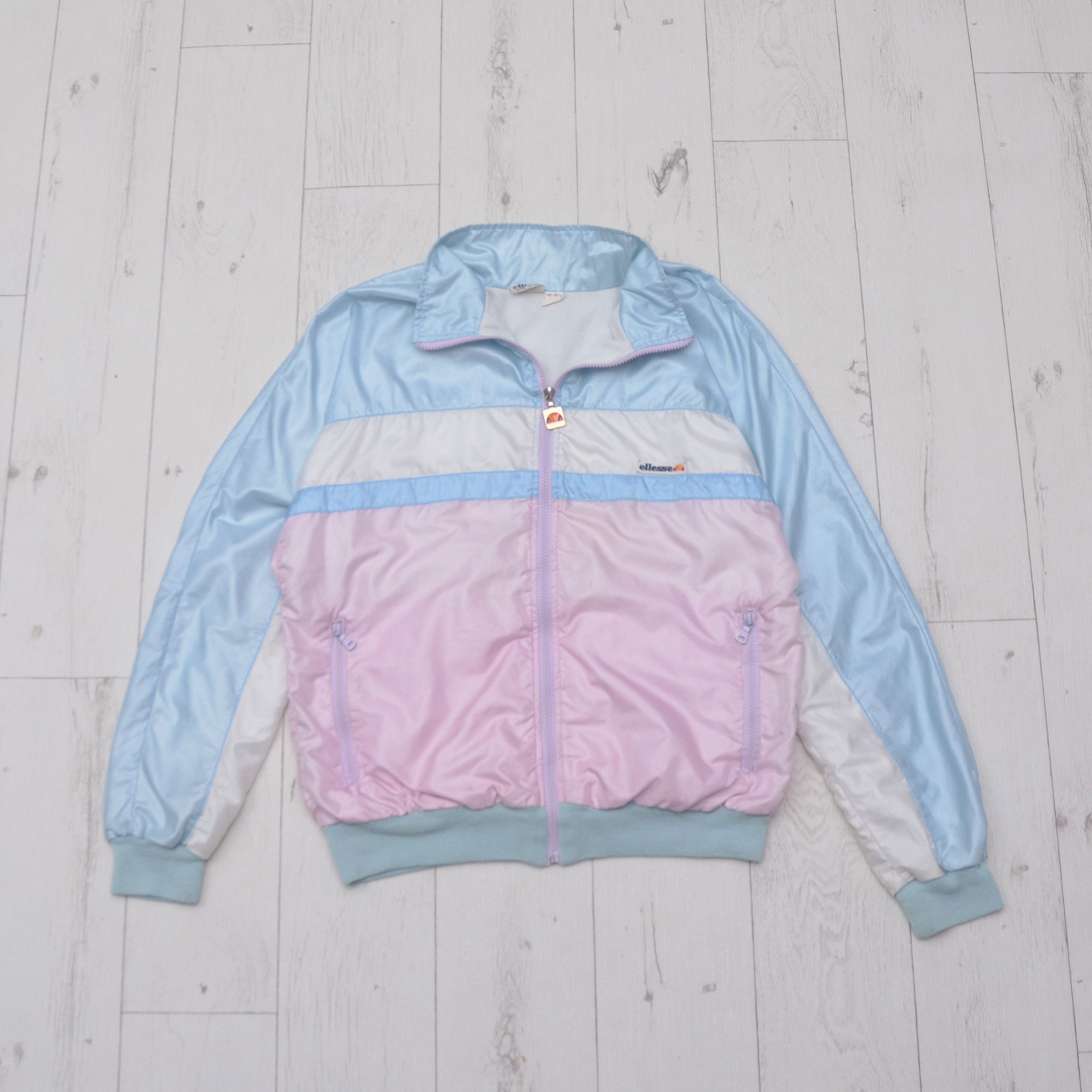 Ellesse × Vintage VINTAGE Ellesse Retro Windbreaker Tracksuit Jacket Unisex Size US S / EU 44-46 / 1 - 2 Thumbnail