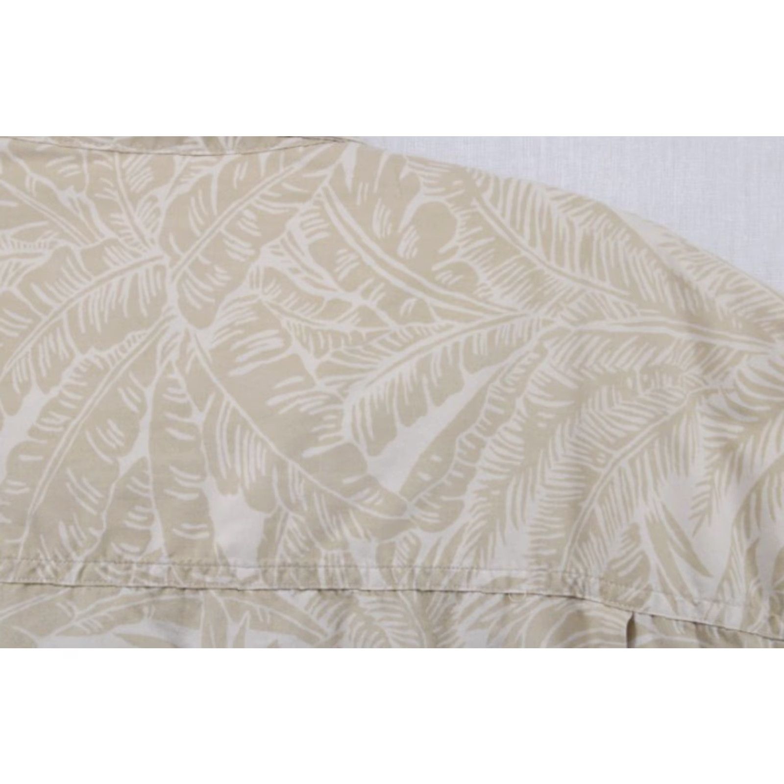 Chaps VTG Chaps Ralph Lauren Shirt Men's L Beige Hawaiian Floral Cotton Short Sleeve Size US L / EU 52-54 / 3 - 4 Thumbnail