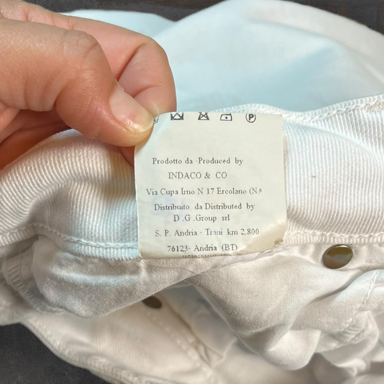 Other Jijil Made in Italy White Denim Women's 32/46 Low Rise Size 32" / US 10 / IT 46 - 7 Thumbnail