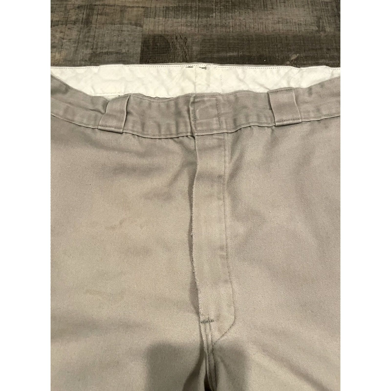 Dickies Vintage Dickies Work Pants 36x29 Faded Beige Skater USA (F397) Size US 36 / EU 52 - 8 Thumbnail