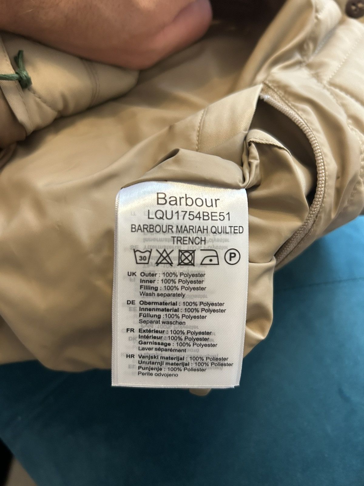 Barbour Barbour quilted trench coat Size XL / US 12-14 / IT 48-50 - 5 Thumbnail