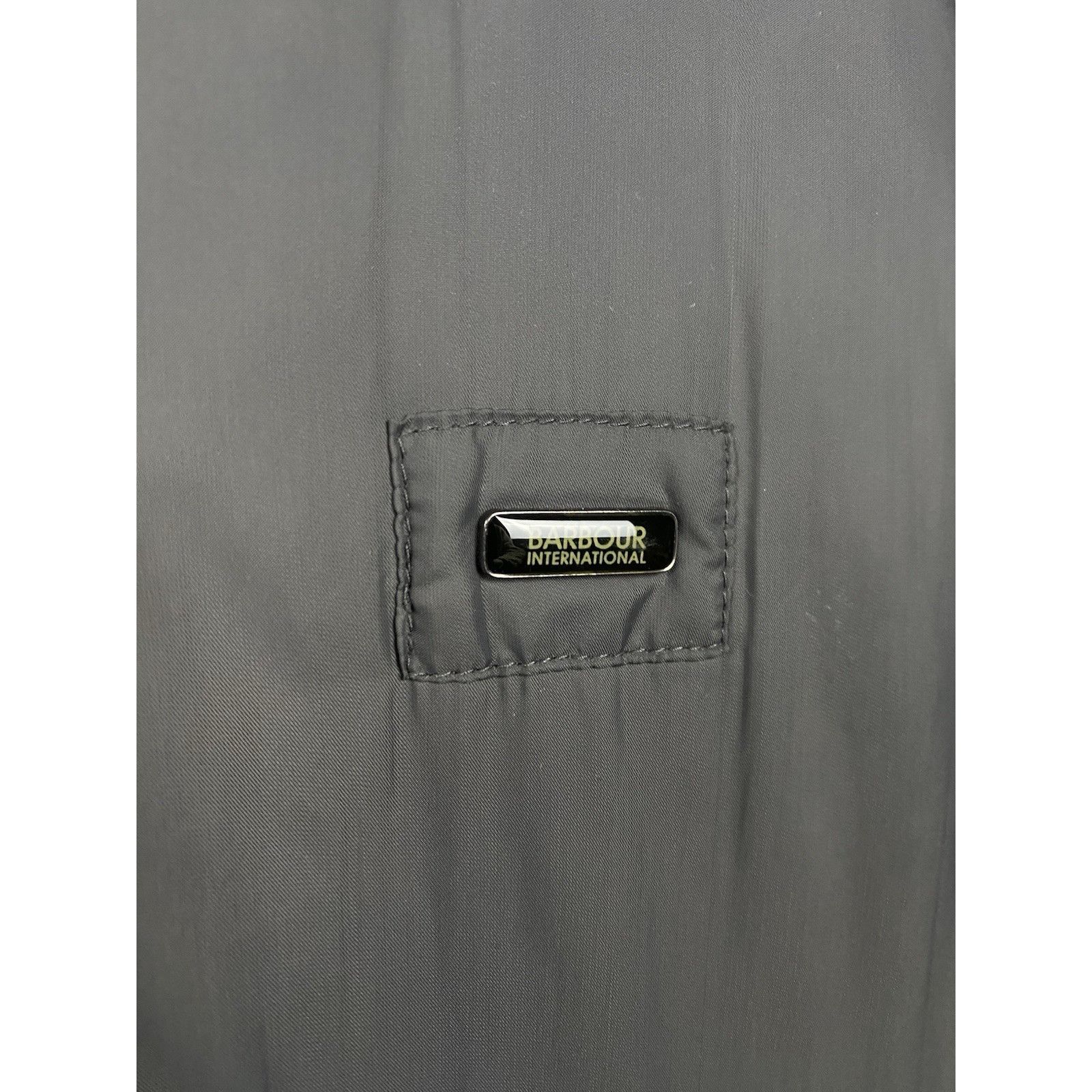 Barbour Barbour International Men's Gray Padded Belted Motorcycle Ja Size US XL / EU 56 / 4 - 11 Thumbnail