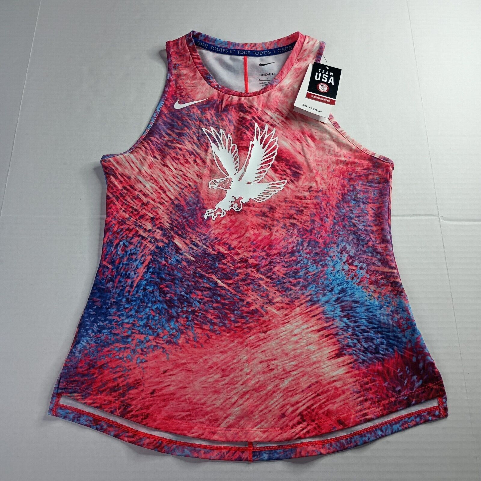Nike Women's Nike Training Tank Luxe Top Olympics 2024 Size S Size S / US 4 / IT 40 - 1 Thumbnail