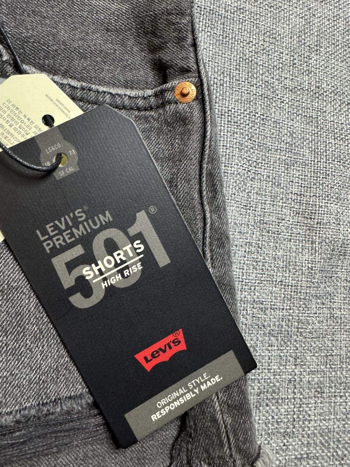 Levi's Levis 501 shorts Size 25" / US 0 / IT 36 - 2 Thumbnail