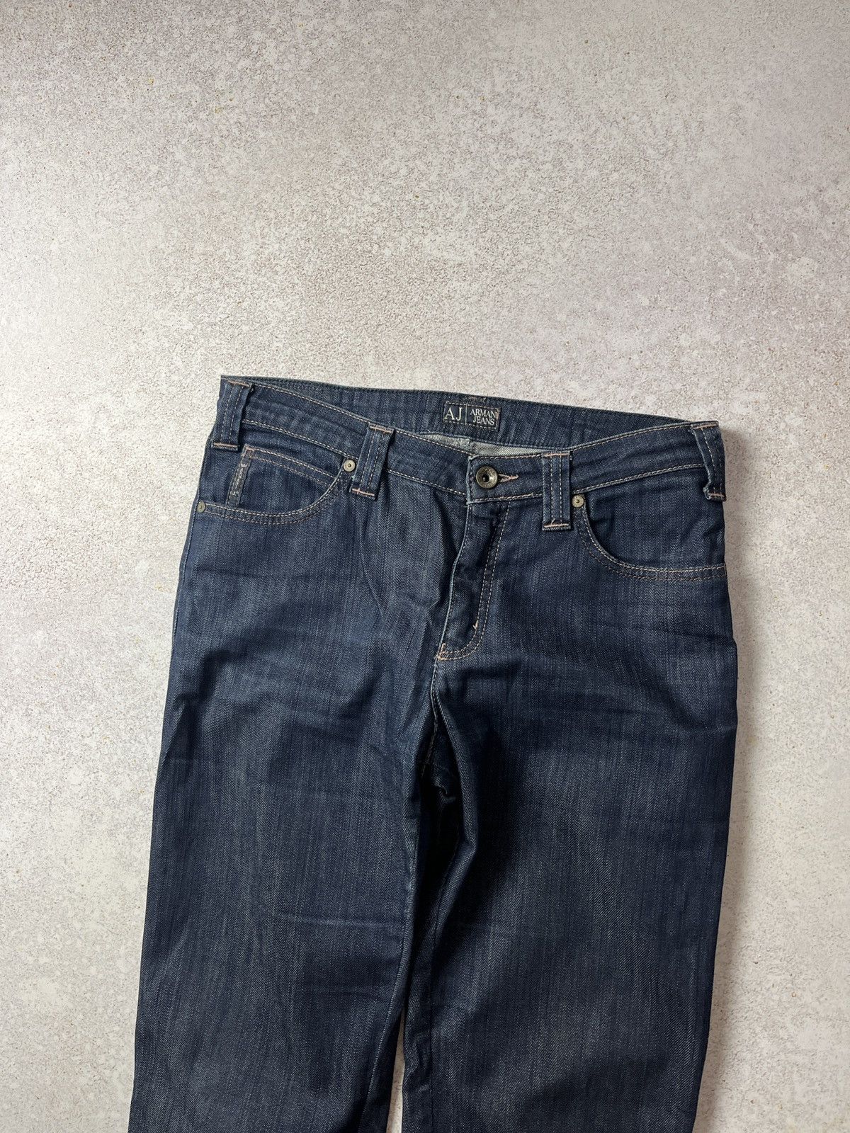 Armani DDP Armani Jeans Indigo 007 Mens Jeans AJ Big Logo Size US 30 / EU 46 - 6 Thumbnail