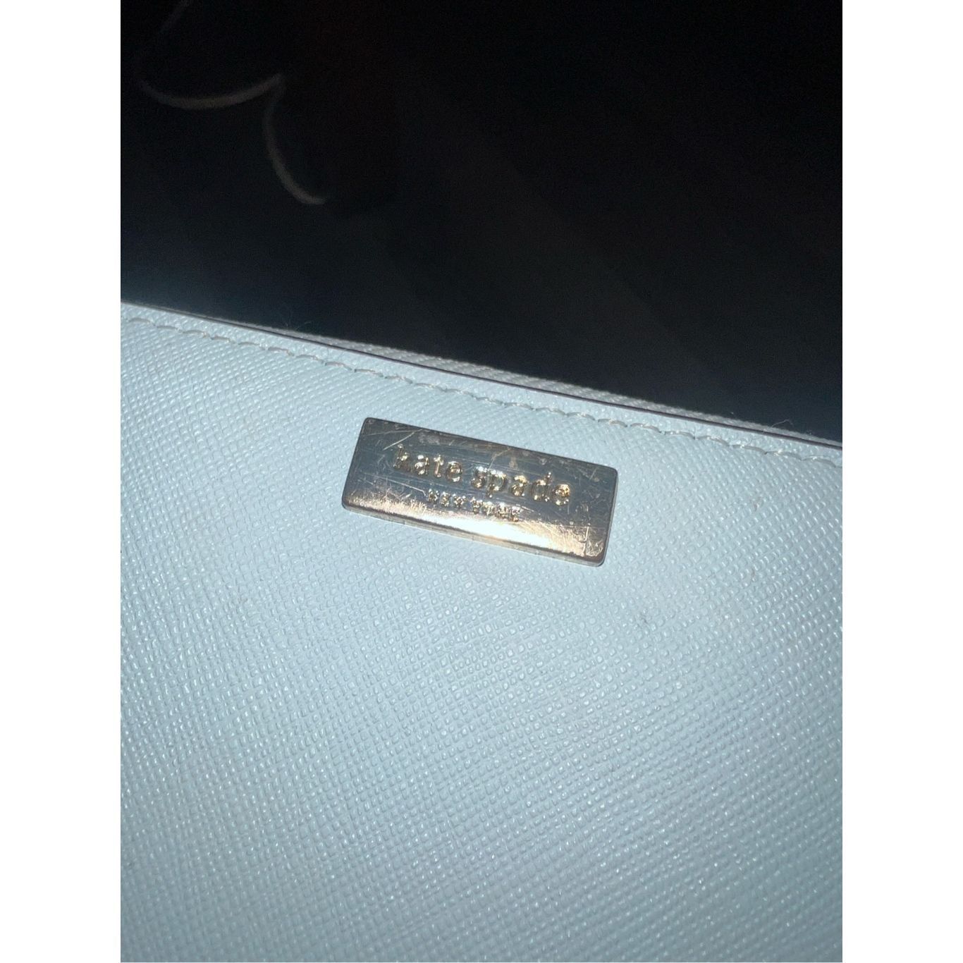 Kate Spade Kate Spade Light Blue Zip Around Wallet Preowned Size ONE SIZE - 5 Thumbnail