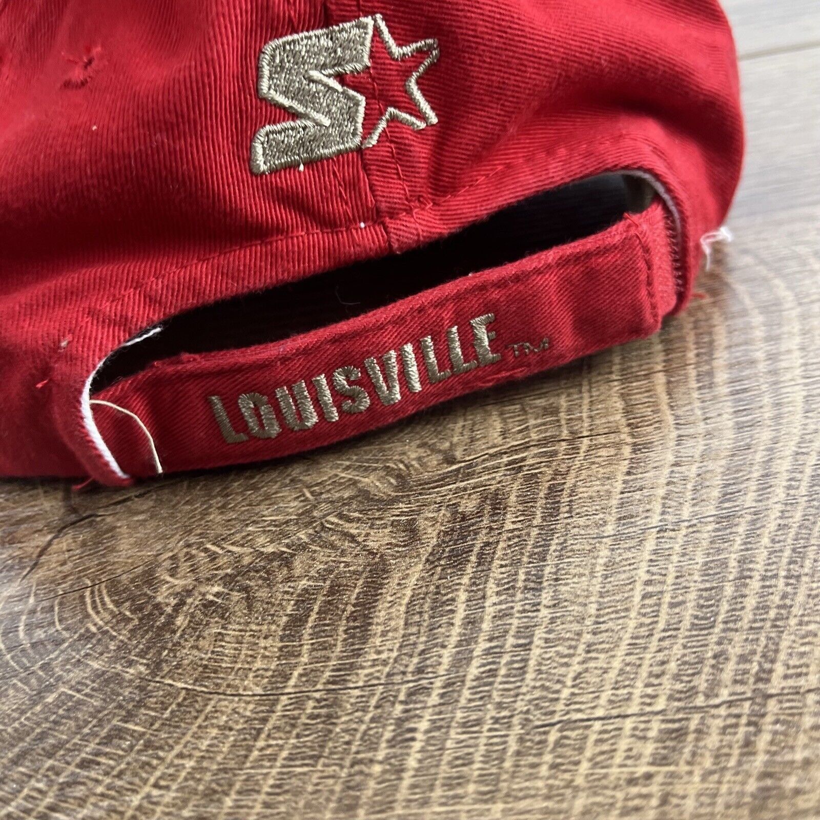 Starter Louisville Cardinals Hat Starter Hat Adjustable Hat Tan Hat Size ONE SIZE - 12 Thumbnail