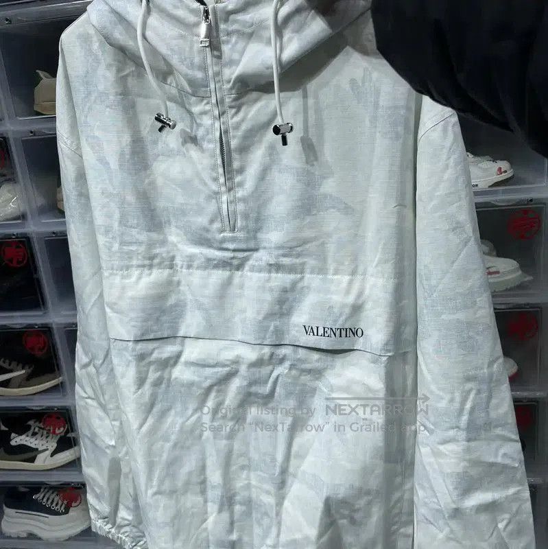 Valentino Valentino White Cotton Men's Hoodie . Size US L / EU 52-54 / 3 - 2 Thumbnail