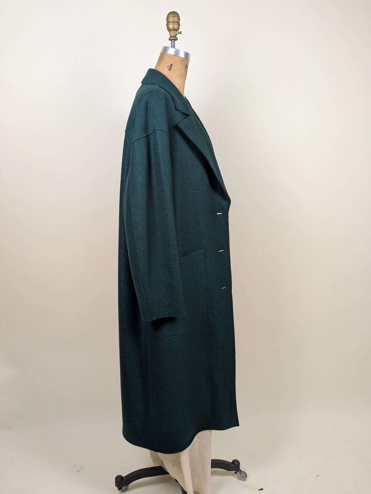 Harris Wharf London oversized green pressed wool coat Size S / US 4 / IT 40 - 5 Thumbnail