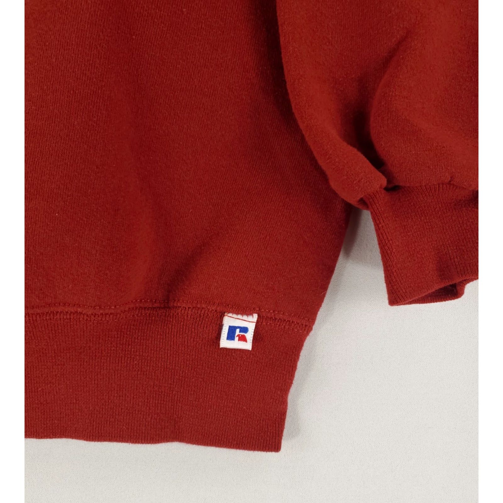Russell Athletic VINTAGE Russell Athletic Sweatshirt Red Long Sleeve Mens L Made USA 90s Pullover Size US L / EU 52-54 / 3 - 2 Thumbnail