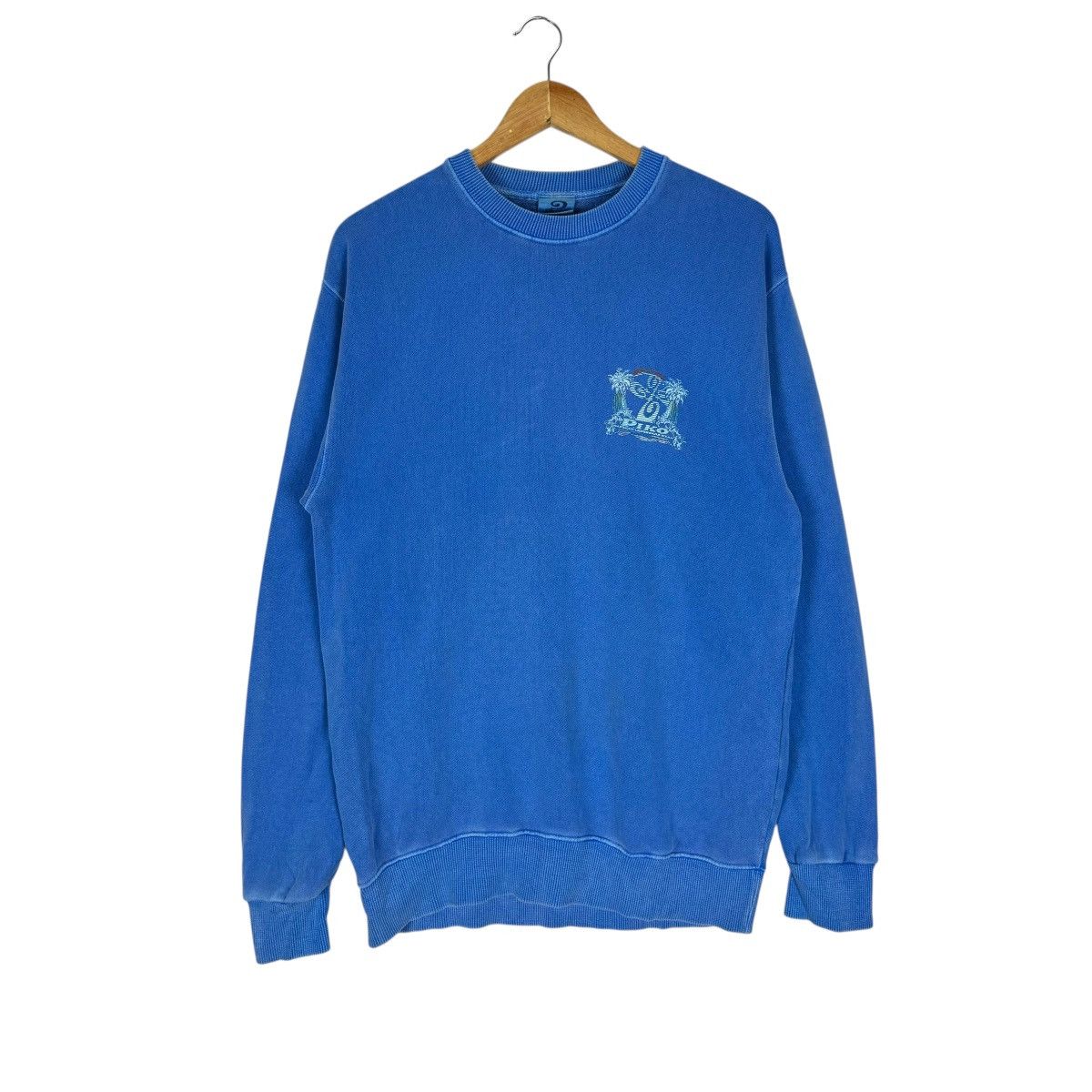 Vintage 🌟90s PIKO HAWAII LONGBOARD SWEATSHIRT CREWNECK Size US M / EU 48-50 / 2 - 2 Thumbnail