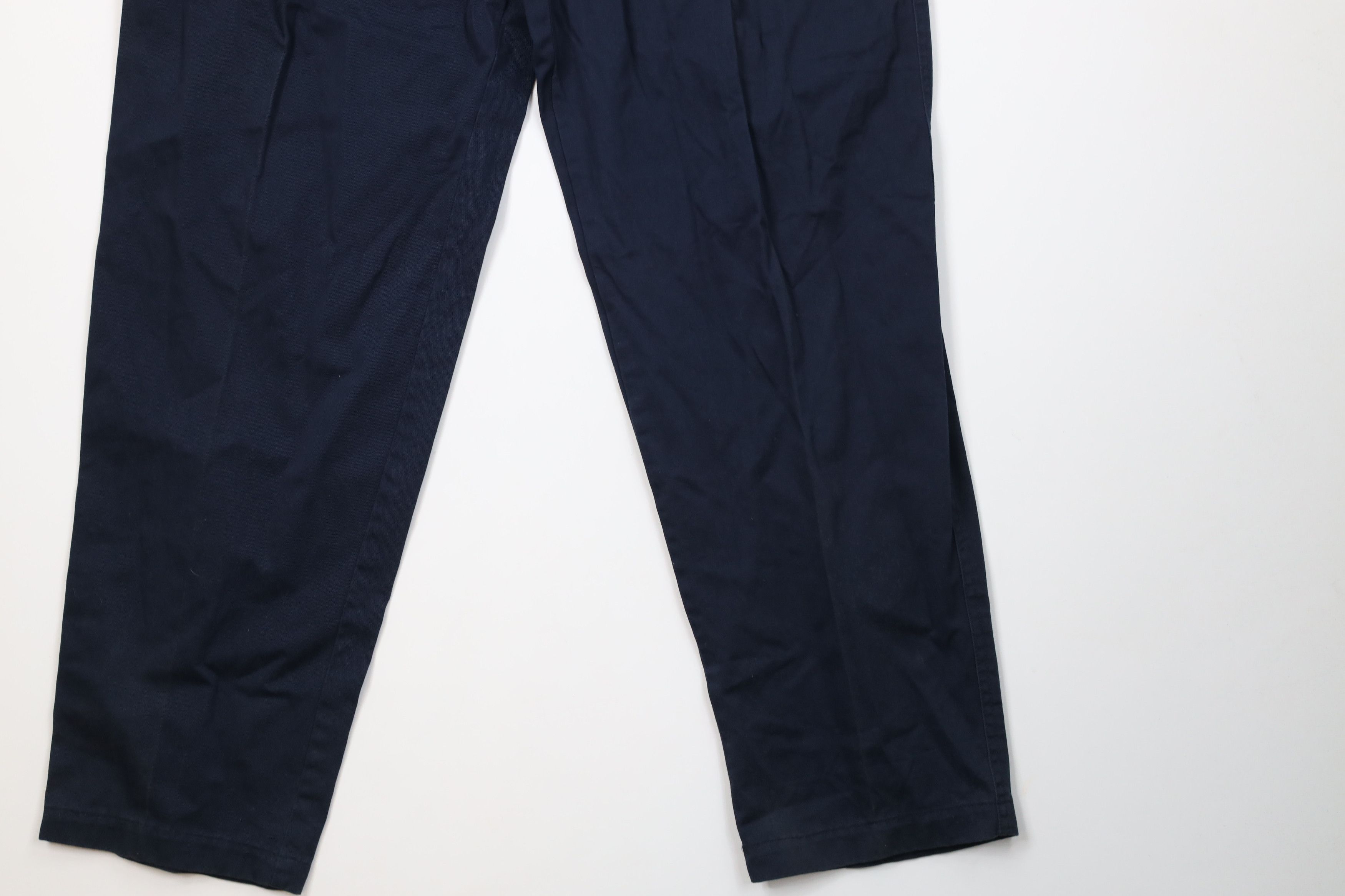 Vintage Deadstock Vintage 90s Streetwear Fit Chino Pants Blue Size US 32 / EU 48 - 4 Thumbnail