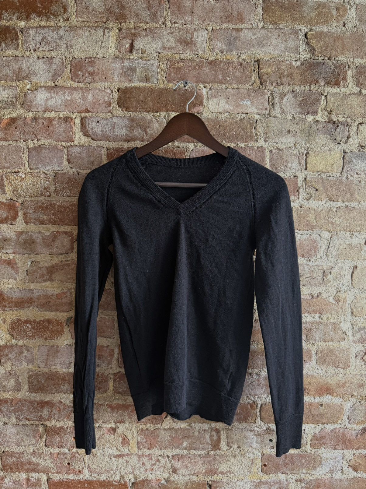 Dior × Hedi Slimane Dior Homme AW04 VOTC Distressed Knit Sweater