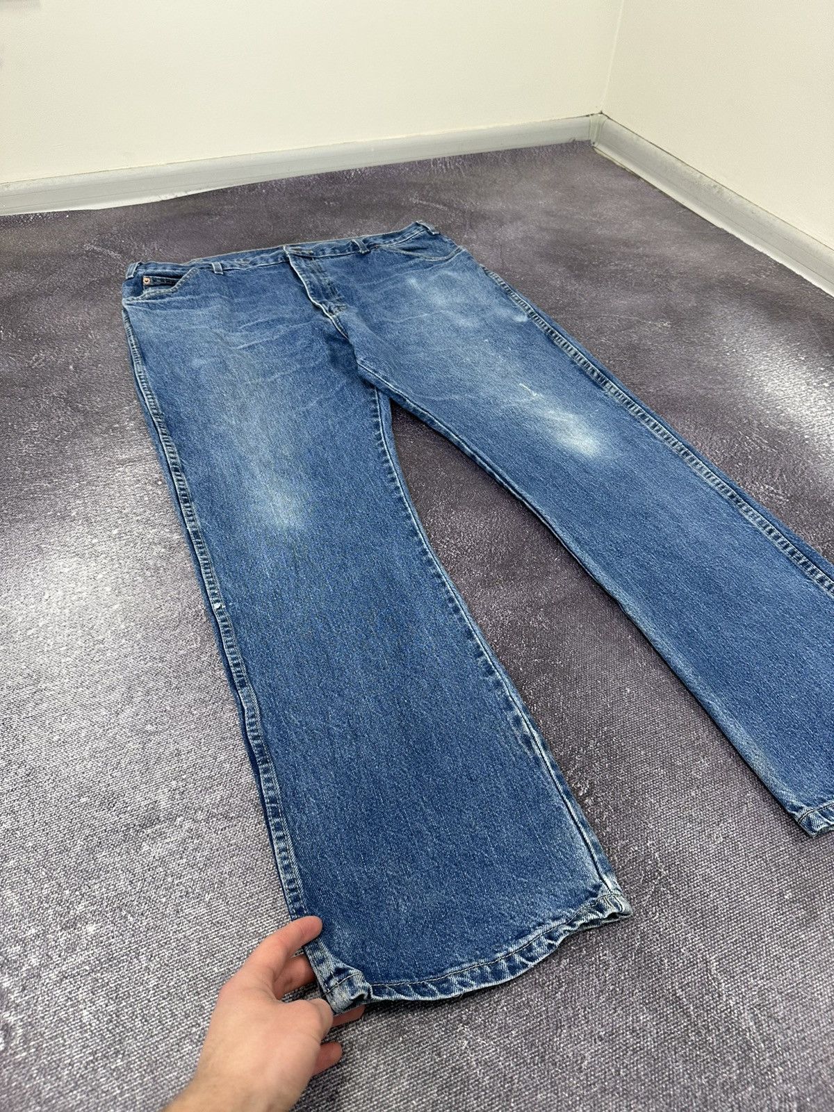 Dickies Vintage Dickies Faded Opium Blue Denim Baggy USA Work Jeans Size US 40 / EU 56 - 10 Thumbnail