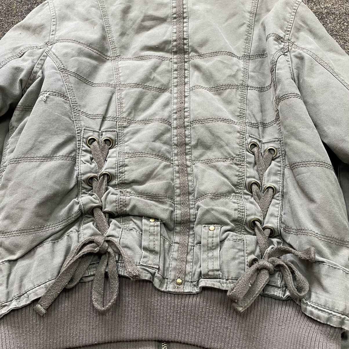 20471120 Vintage Y2K COTTON Jacket JAPAN Punk Opium BALENCIAGA Style Size M / US 6-8 / IT 42-44 - 6 Thumbnail