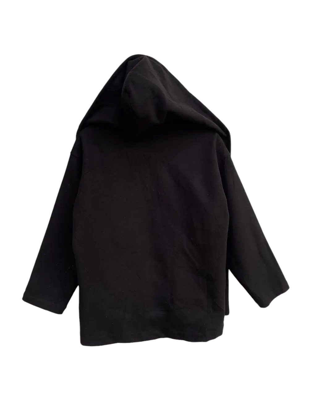 Global Work × Japanese Brand × Vintage Global Wool Jacket All Black Issey Miyake Style Size US L / EU 52-54 / 3 - 2 Thumbnail