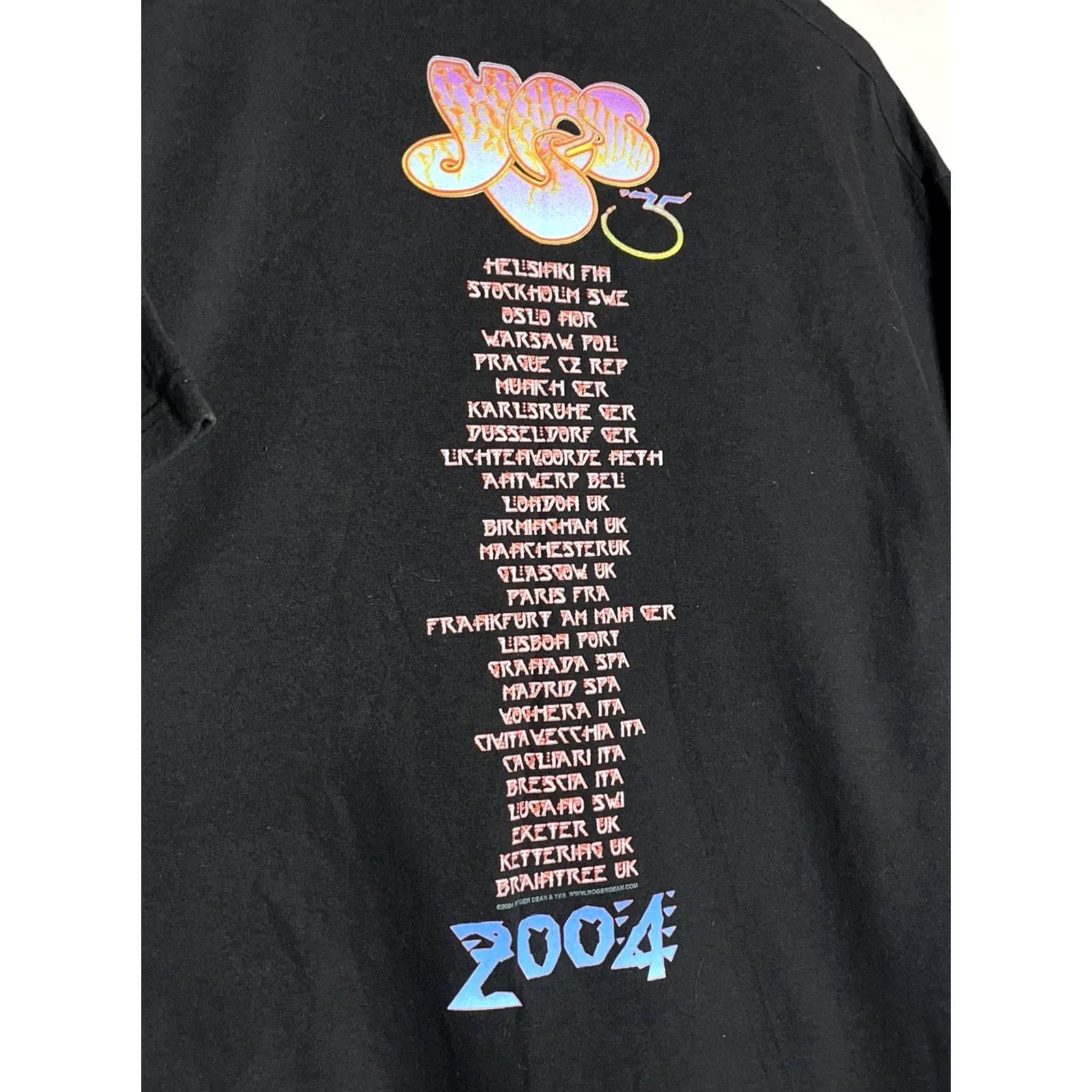 Vintage Yes Rock Band Vintage 2004 Tour T-Shirt Men’s Size L Size US L / EU 52-54 / 3 - 6 Thumbnail
