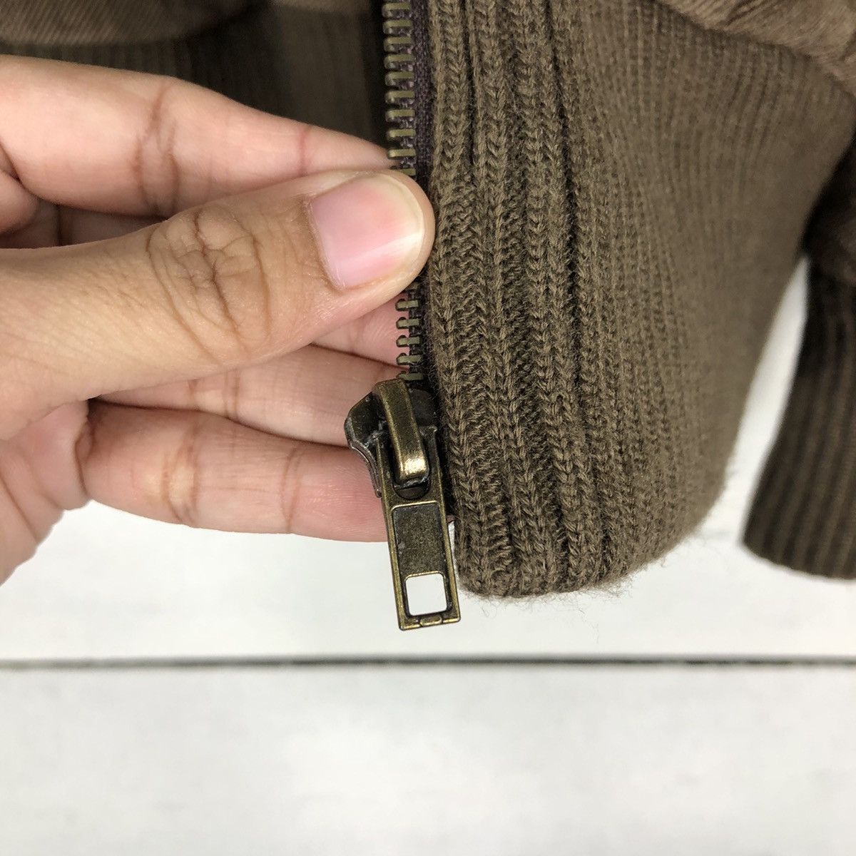 Woolrich Woolen Mills 🔥Vintage Cropped Biker Jacket Woolrich Corduroy Zipper Size US M / EU 48-50 / 2 - 16 Thumbnail