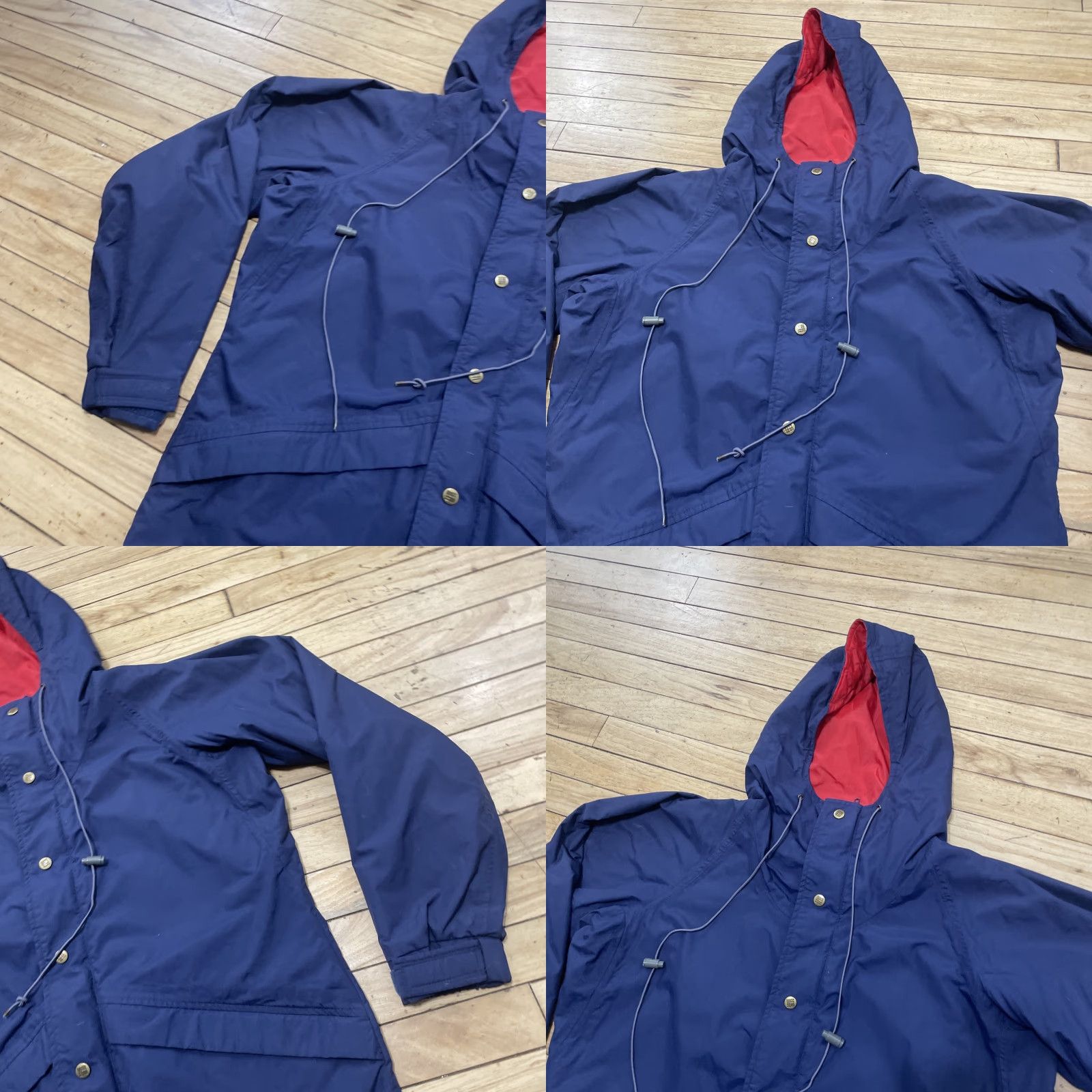 Burlington VINTAGE Columbia Ultrex Burlington Parka Jacket Men M Blue Red Line Coat Stadium 90s Wind Rain Windproof Nylon Parka Mens Jacket Size US M / EU 48-50 / 2 - 10 Thumbnail