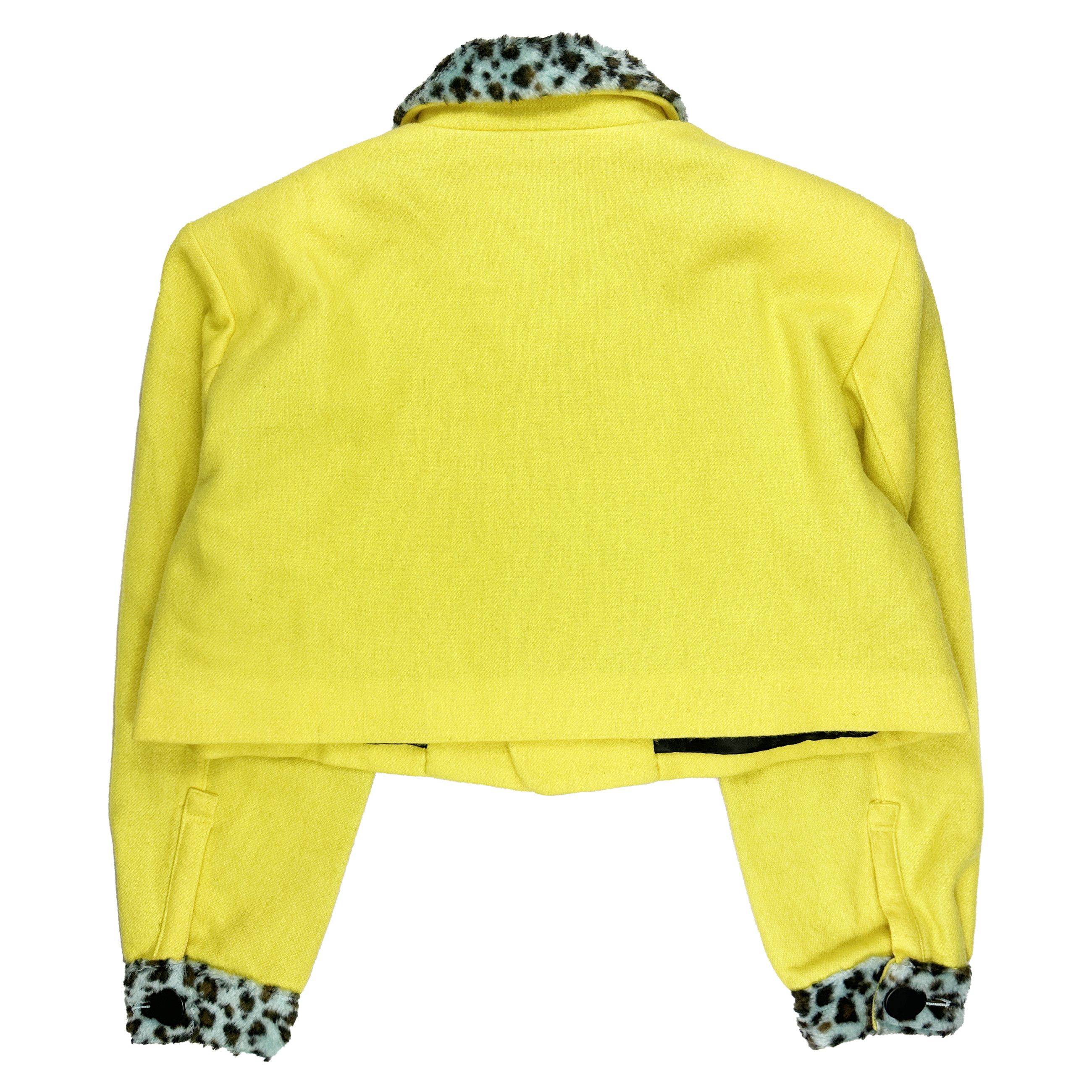 Hysteric Glamour 90's Leopard Print Cropped Jacket Size S / US 4 / IT 40 - 2 Thumbnail