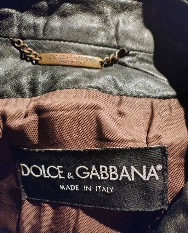 Dolce & Gabbana F/W 2005 RUNWAY DOUBLE LAYERED LEATHER JACKET Size US M / EU 48-50 / 2 - 7 Thumbnail