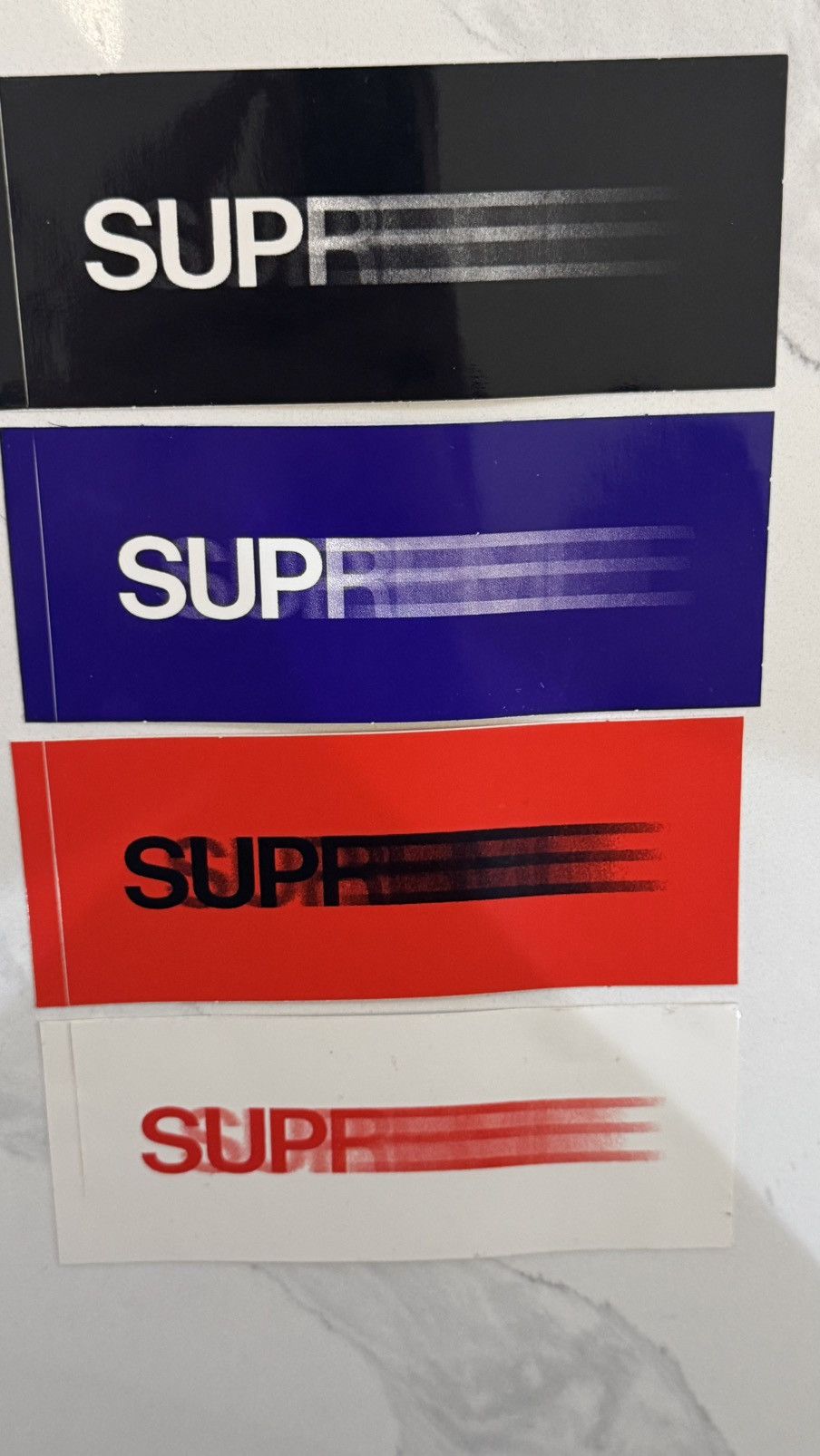 Supreme Supreme motion logo sticker lot motion logo collection Size ONE SIZE - 11 Thumbnail