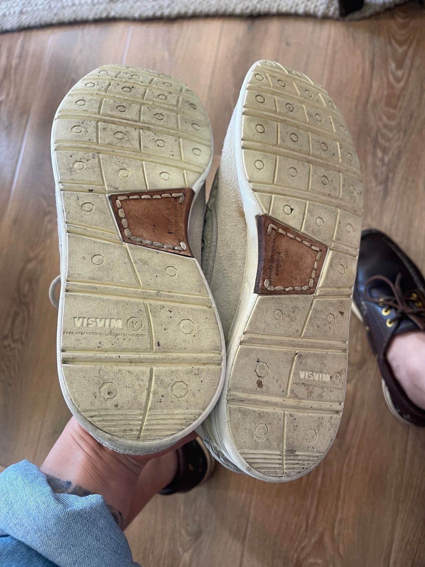 Visvim Visvim Hockney-Folk Gray 9.5 Excellent Condition Size US 9.5 / EU 42-43 - 8 Thumbnail