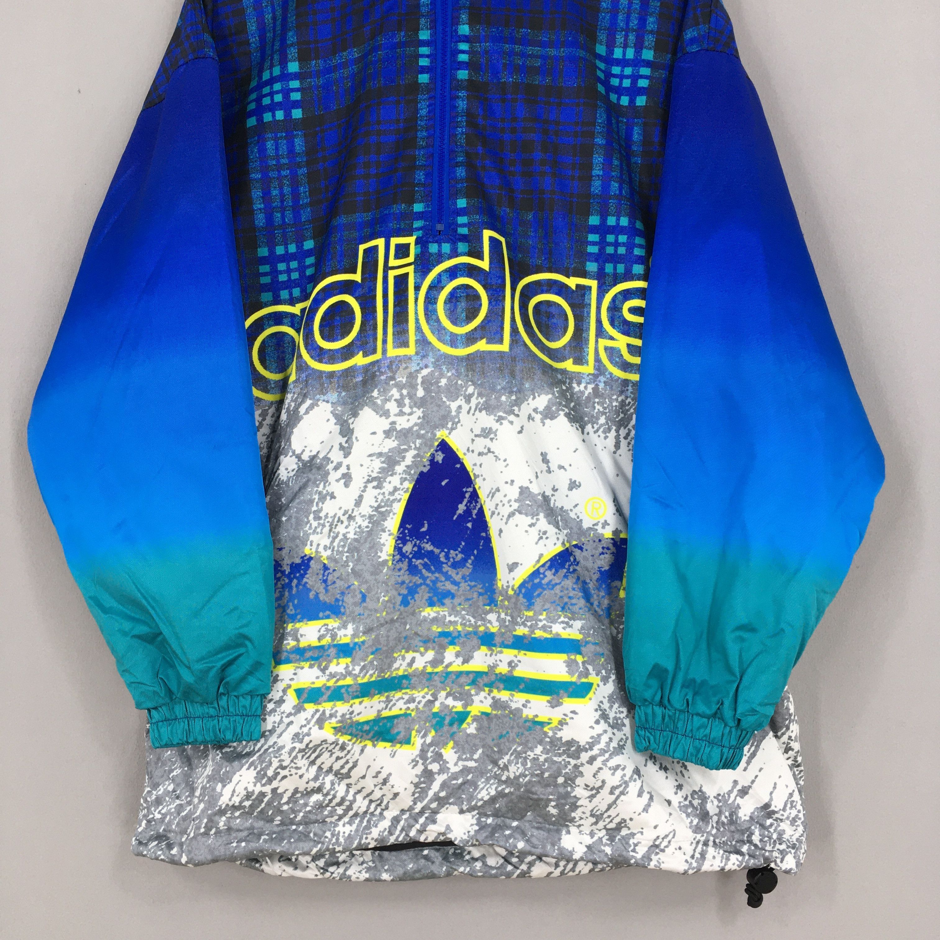 Adidas Vintage Adidas Trefoil Hoodie Jacket Windbreaker Large Size US L / EU 52-54 / 3 - 3 Thumbnail
