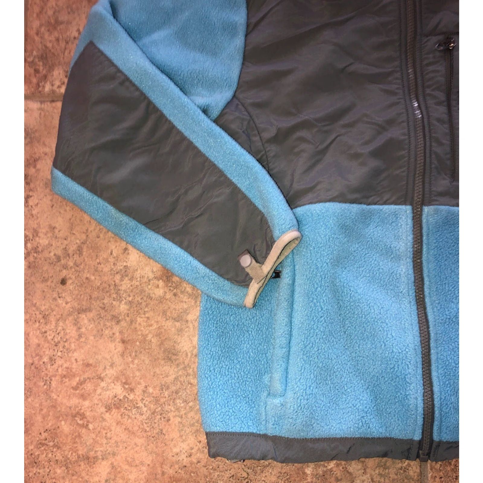 The North Face The North Face Womens Blue/Gray Fleece Full Zip Jacket Size S Size S / US 4 / IT 40 - 4 Thumbnail