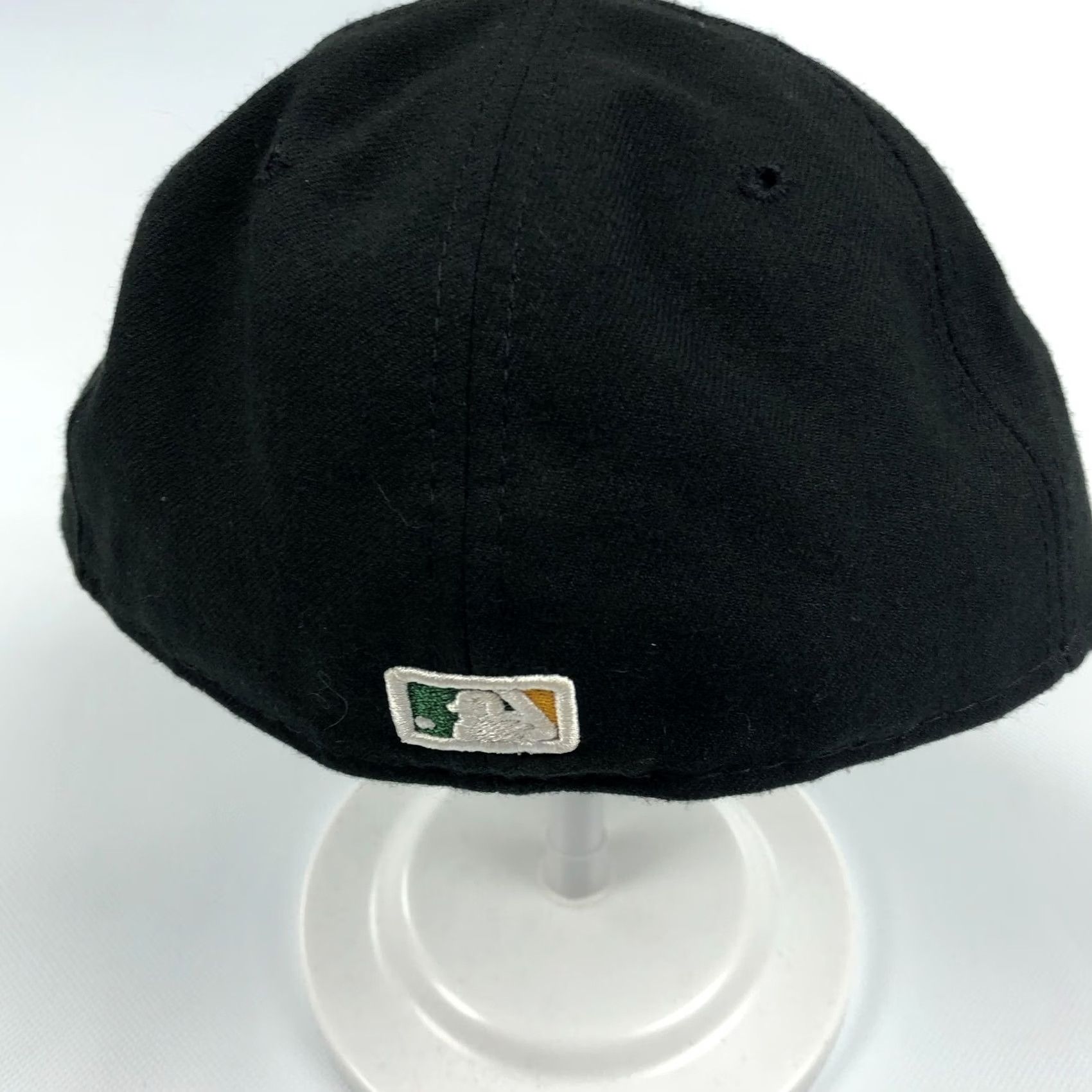 New Era New Era 7-1/8 59FIFTY Oakland A's Fitted Cap MLB Baseball Hat Men Black Classic MLB Pop Retro Athletics Baseball Cap Size ONE SIZE - 4 Thumbnail