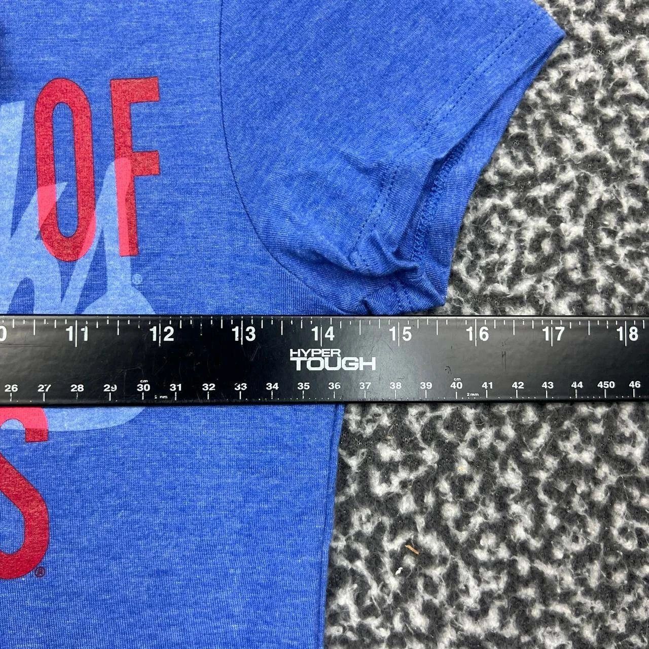 Adidas Kansas Jayhawks Shirt Women Short Sleeve Crew Neck New S Size S / US 4 / IT 40 - 3 Thumbnail