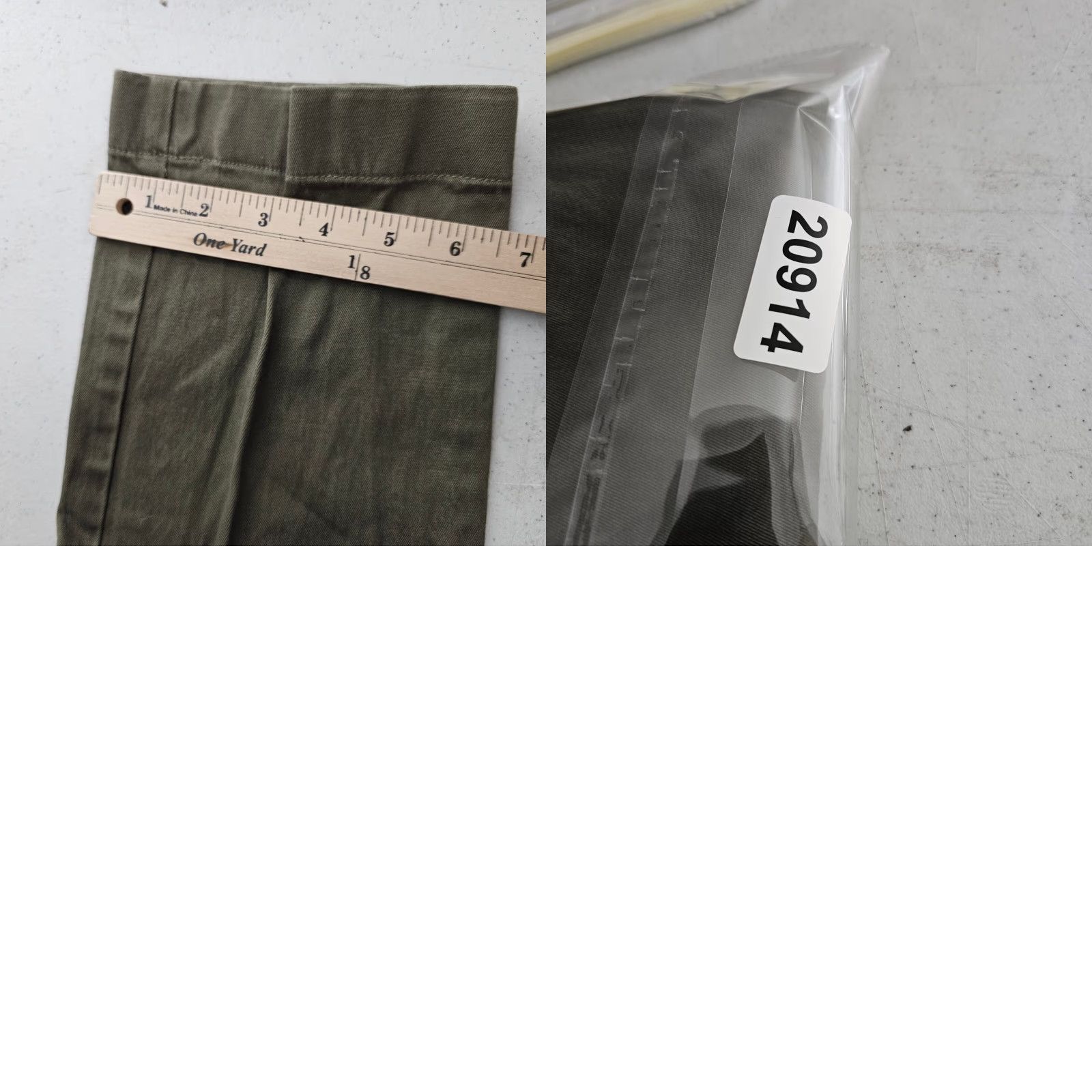 J.Crew J.CREW 484 Slim Straight Stretch Chino Pants Mens 32x32 Green Cotton Blend Front Flat Closure Button Zip Casual Preppy 32 Regular Men’s Green Pants Size US 32 / EU 48 - 9 Thumbnail