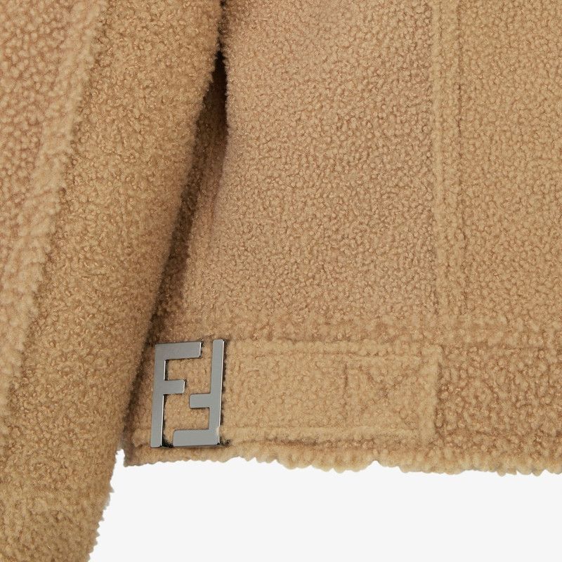 Fendi o1loc1c0426 Jacket in Beige Size S / US 4 / IT 40 - 3 Thumbnail