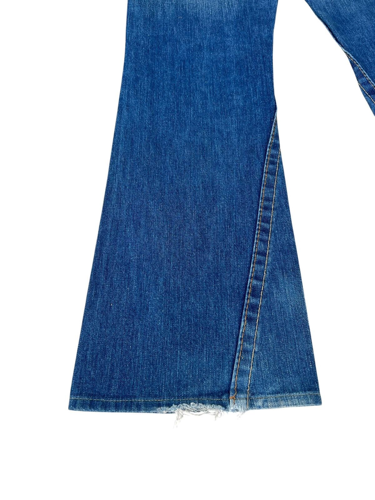 True Religion Vintage 2000s True Religion JOEY Distress Denim Flare Jeans Size US 30 / EU 46 - 17 Thumbnail