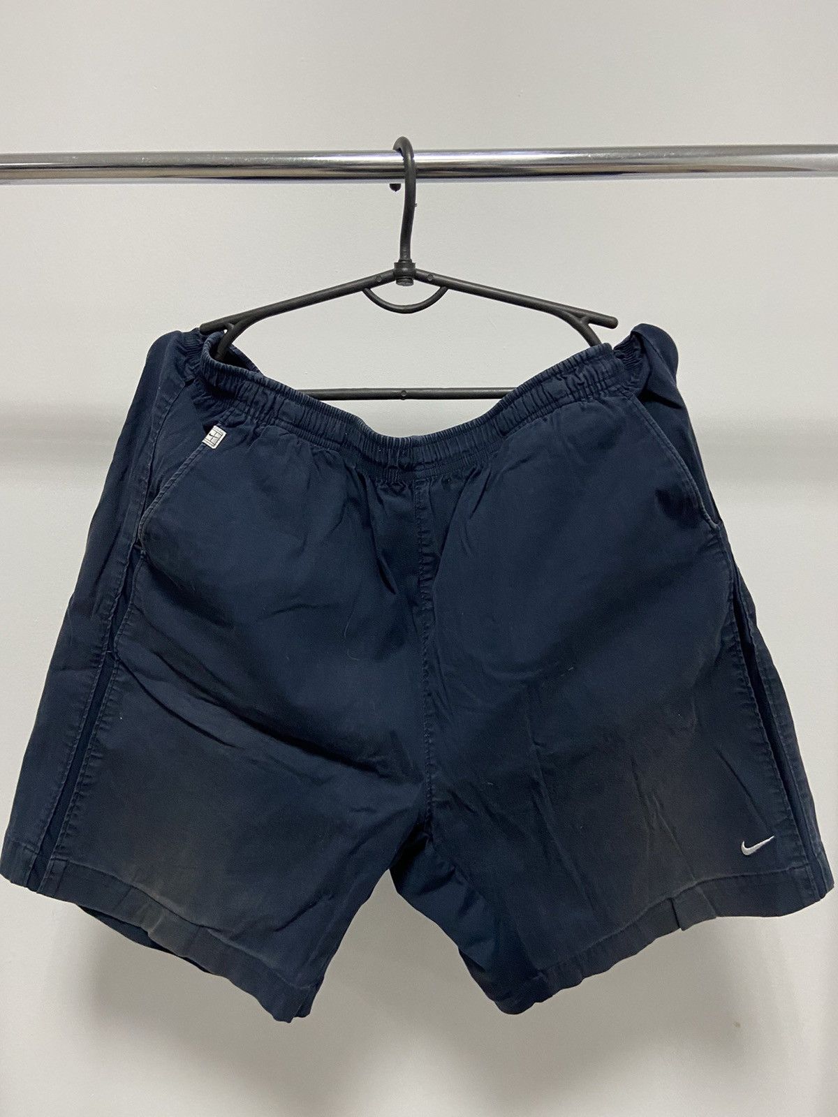 Nike × Vintage Nike Court Shorts Vintage Small Logo Style Y2K Nylon Size US 34 / EU 50 - 2 Thumbnail