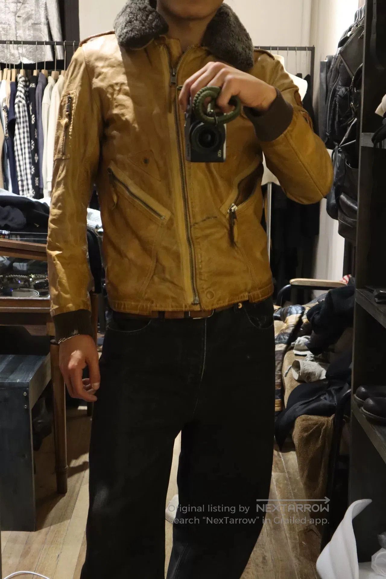 Jean Paul Gaultier Jean Paul GAULTIER Air Force Leather Jacket. Size US M / EU 48-50 / 2 - 2 Thumbnail