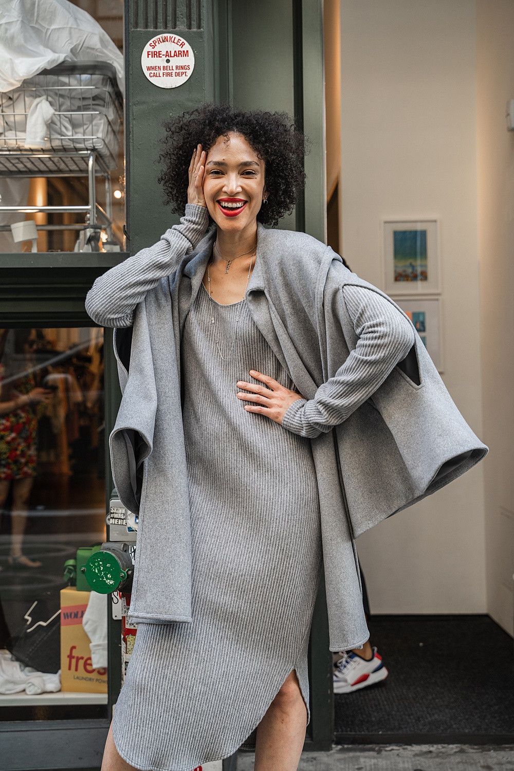 Other GREY CAPE COAT HOODED Size M / US 6-8 / IT 42-44 - 2 Thumbnail