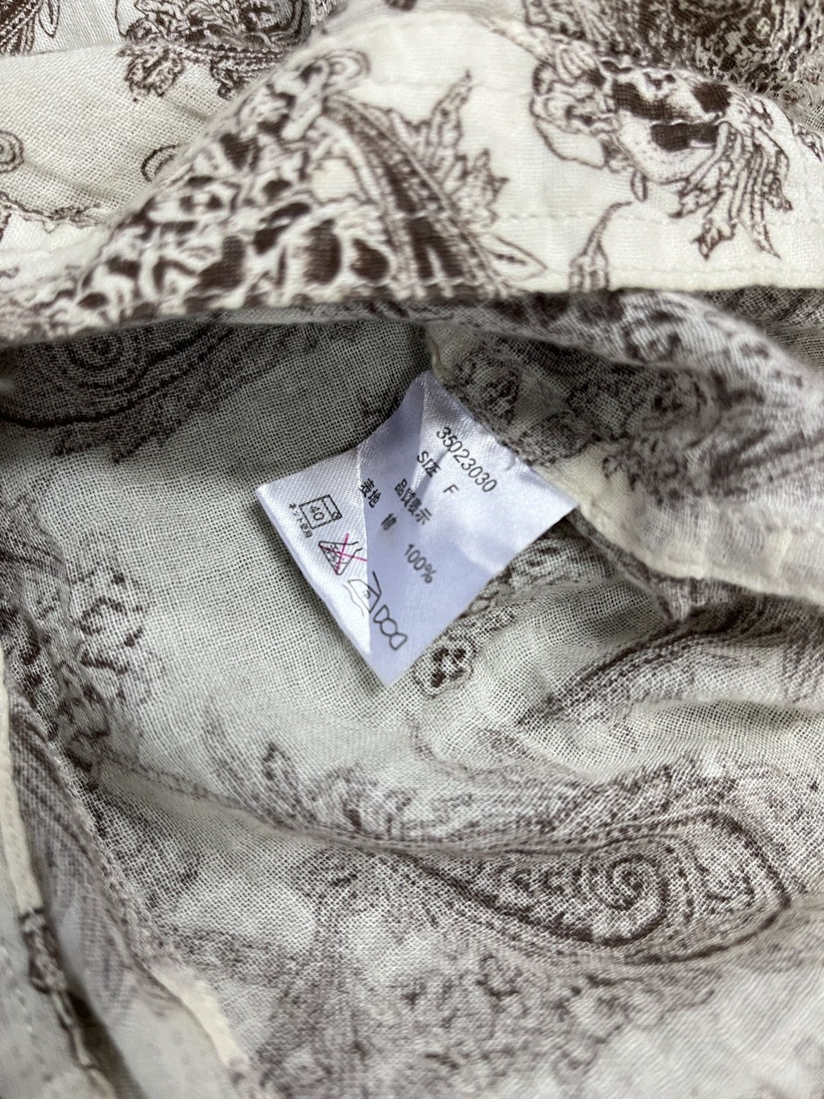GOA GOA distressed metal button crinkle western shirt Size US S / EU 44-46 / 1 - 11 Thumbnail