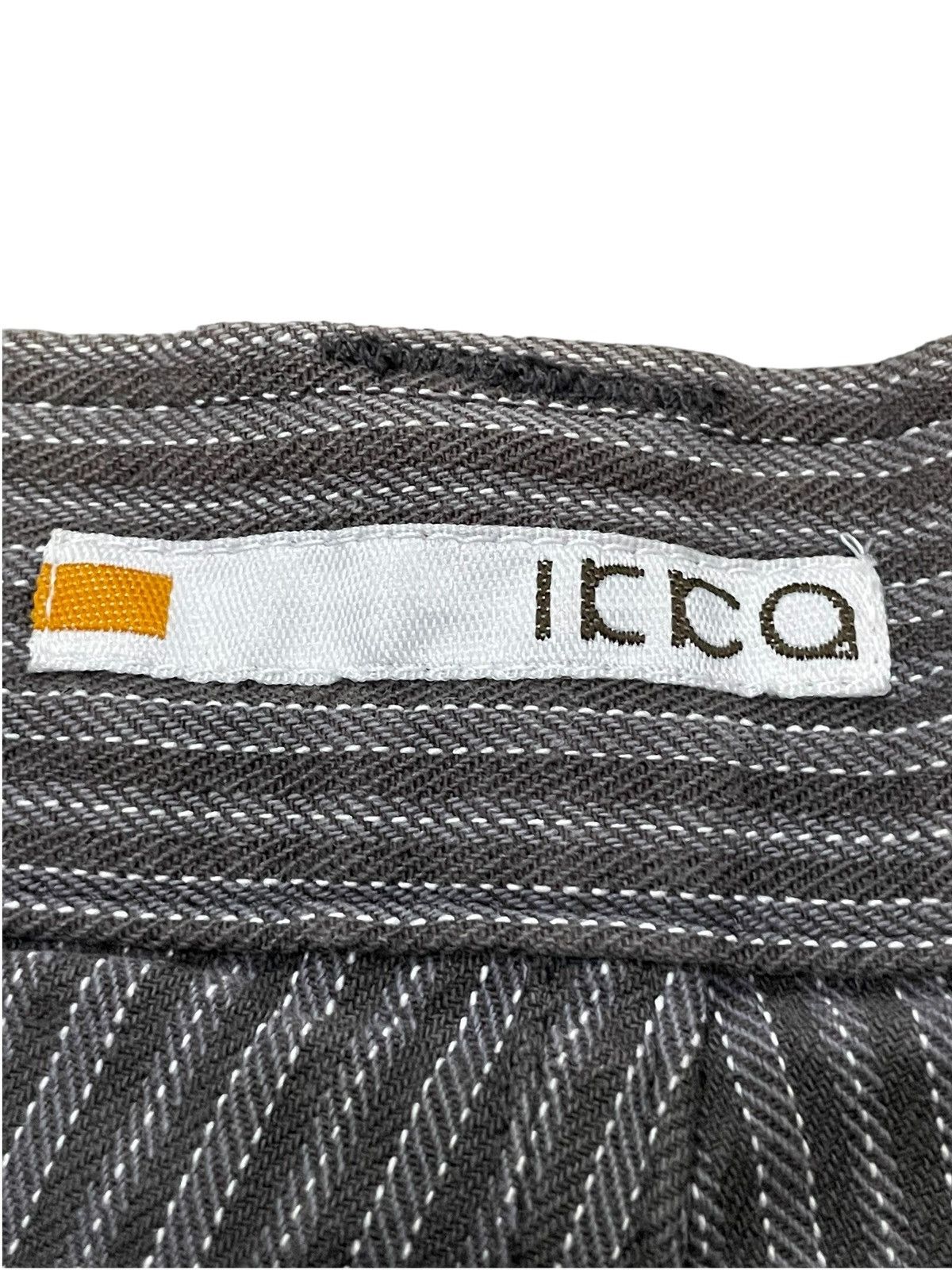 Japanese Brand Icca Japan Herringbone Striped MultiPocket Loose Cargo Pants Size US 31 - 16 Thumbnail