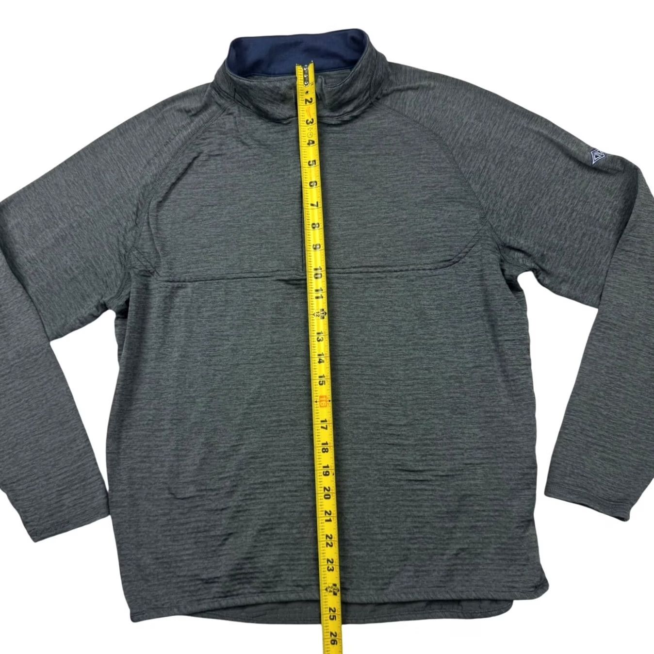 Peter Millar Peter Millar Sweater Mens 1/4 Zip Pullover Gray M Knit Mock Neck Logo - Regular Fit Size US M / EU 48-50 / 2 - 5 Thumbnail