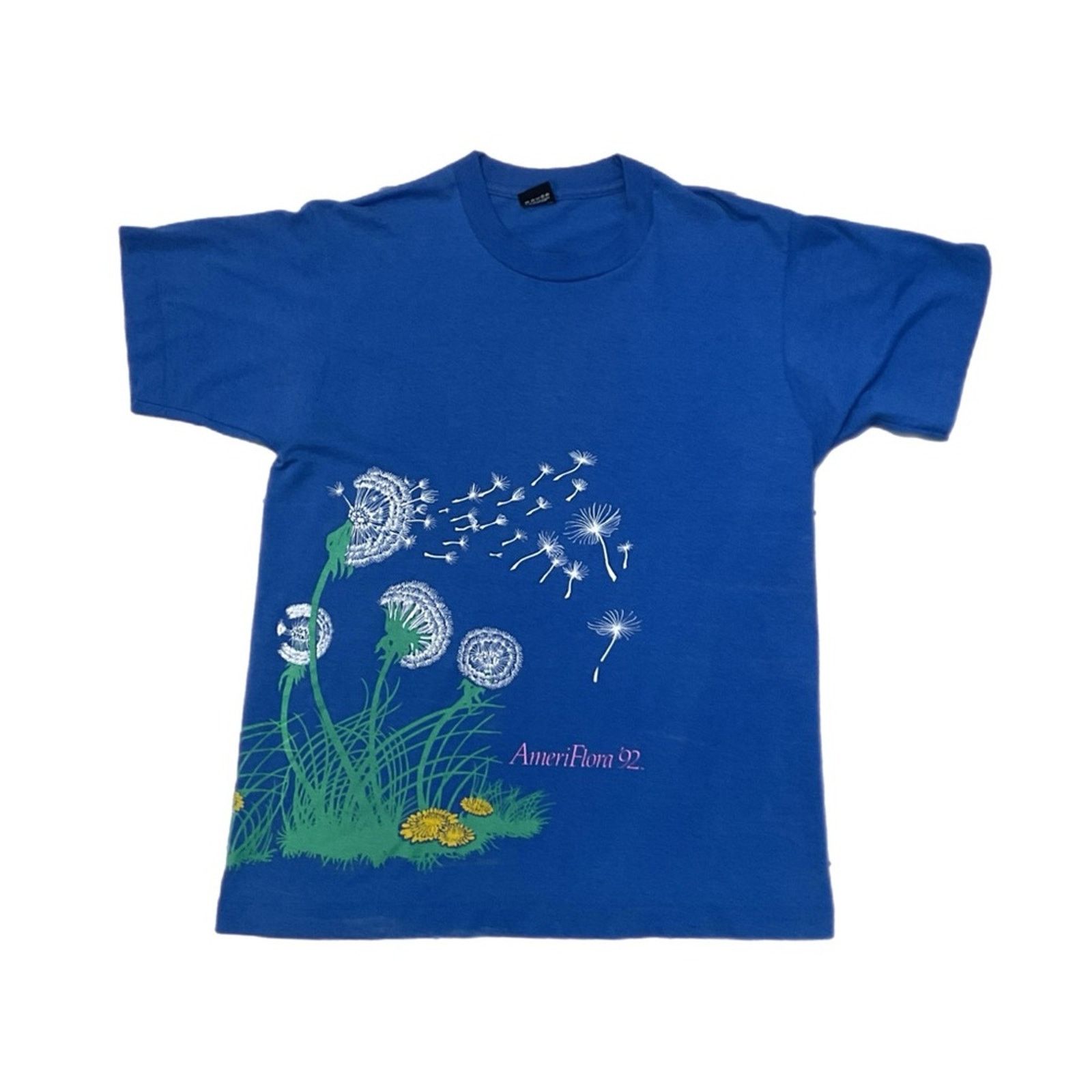Vintage Vintage 90s Ameri Flora Graphic T-Shirt Size US L / EU 52-54 / 3 - 1 Thumbnail