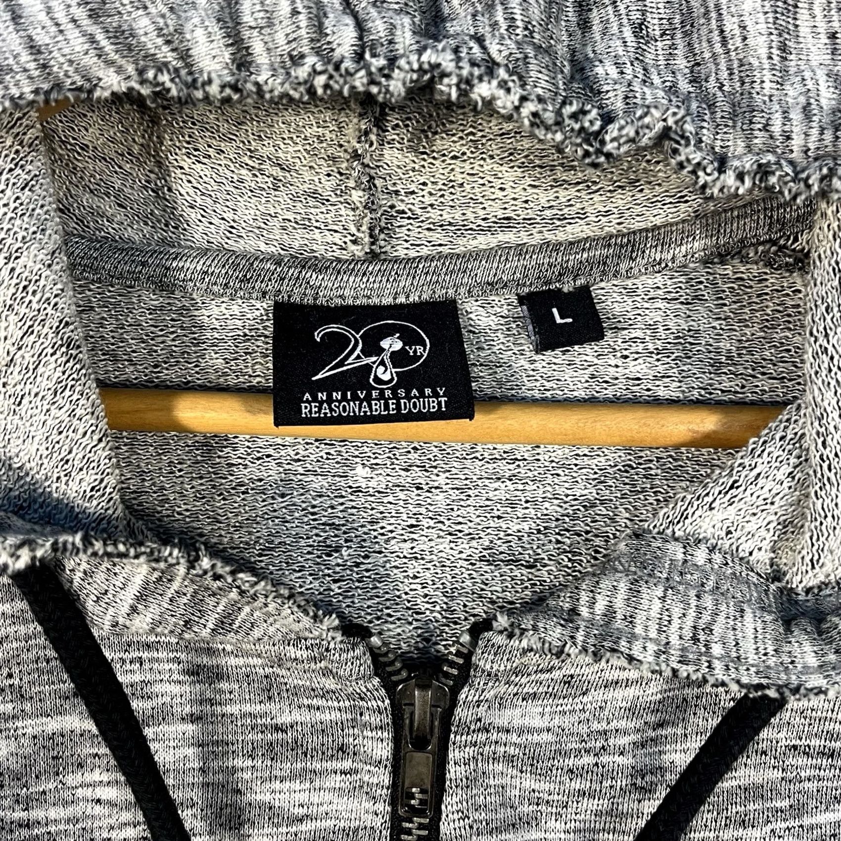 Vintage Jay-Z Hoodie Mens Large Reasonable Doubt 20 Year Anniversary Roc-A-Fella Record Size US L / EU 52-54 / 3 - 7 Thumbnail