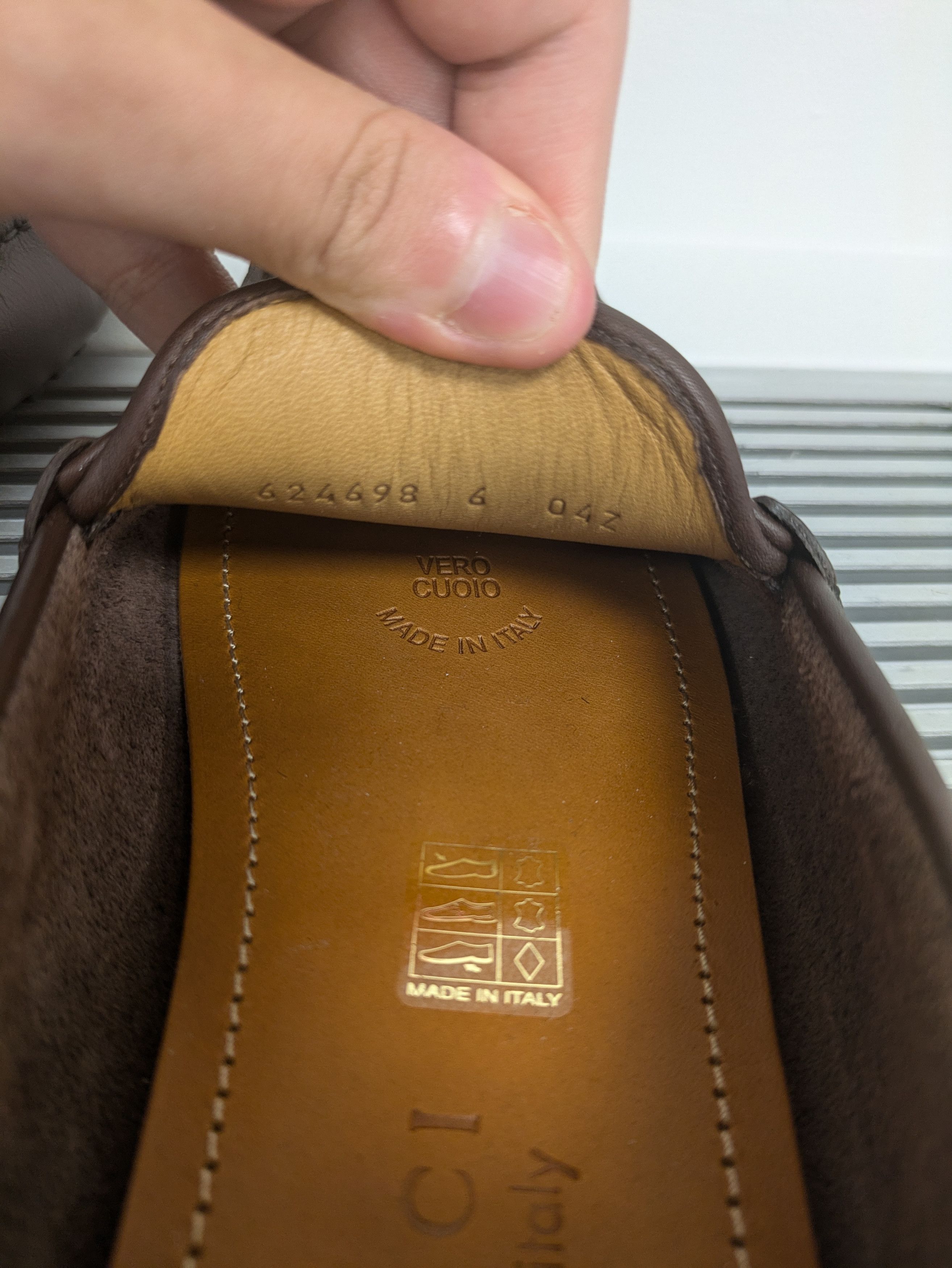 Gucci GUCCI Ayrton Webbing-Trimmed Horsebit Leather Driving Shoes Size US 8 / EU 41 - 7 Thumbnail
