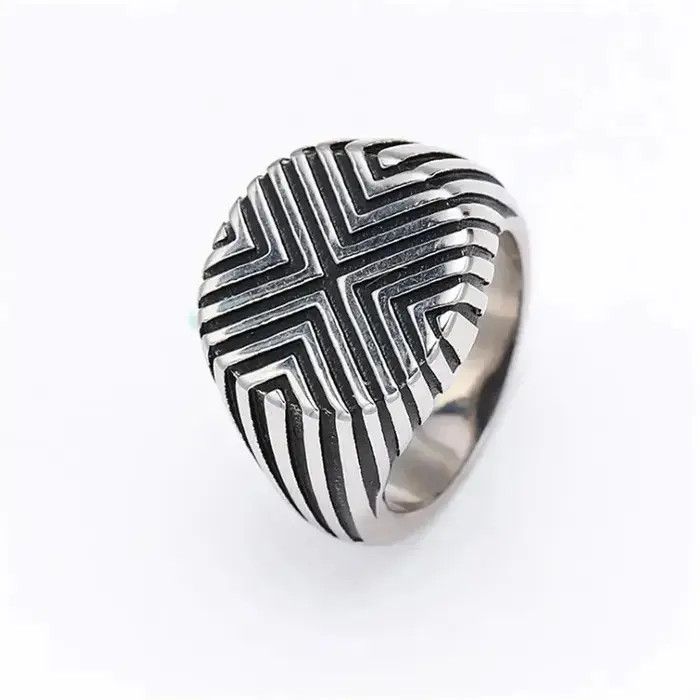 Jewelry Fashion Retro Men's Ring Size ONE SIZE - 1 Thumbnail