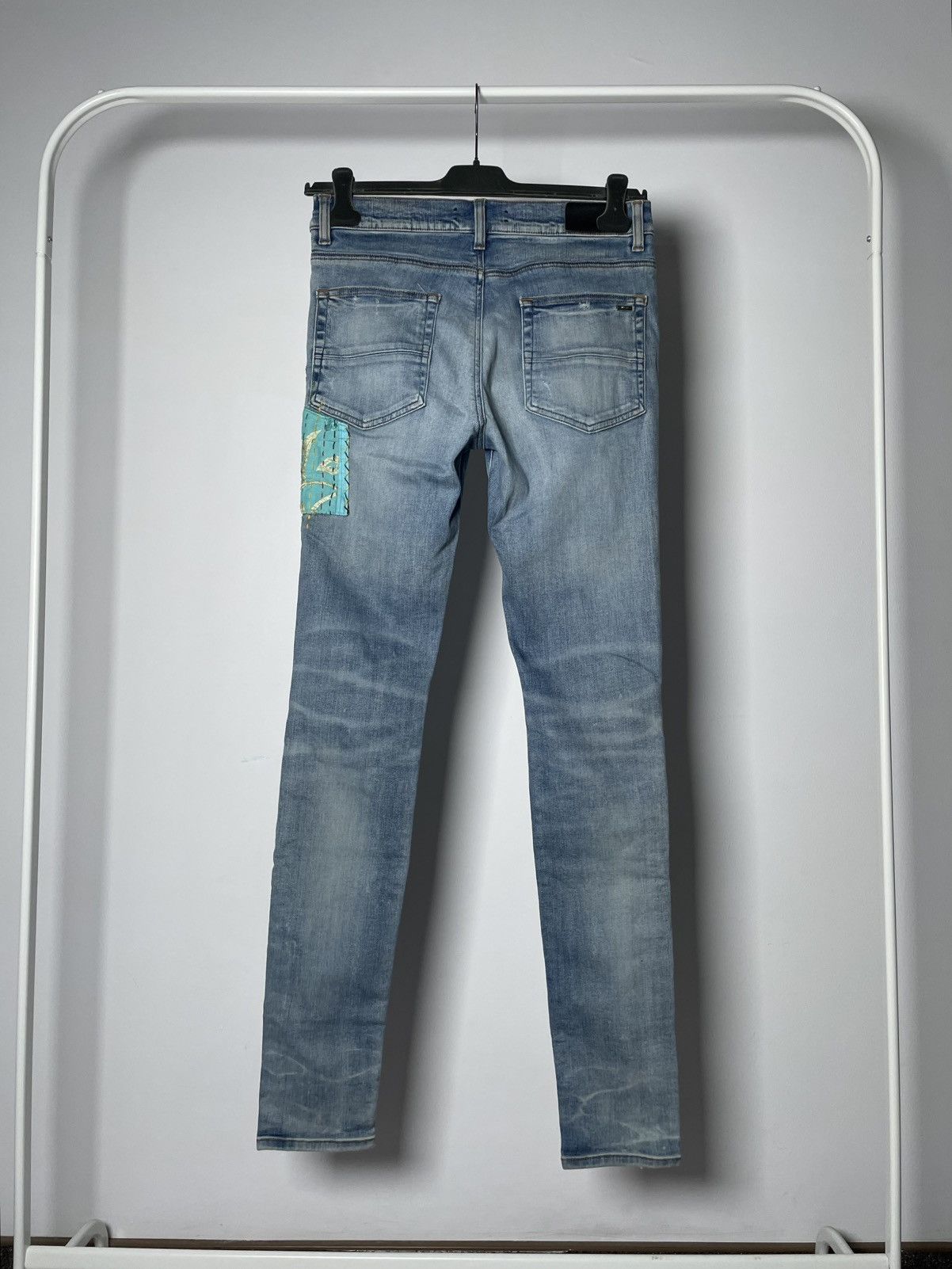 Amiri Amiri Quilted Artpatch Patchwork Jeans Size US 31 - 4 Thumbnail