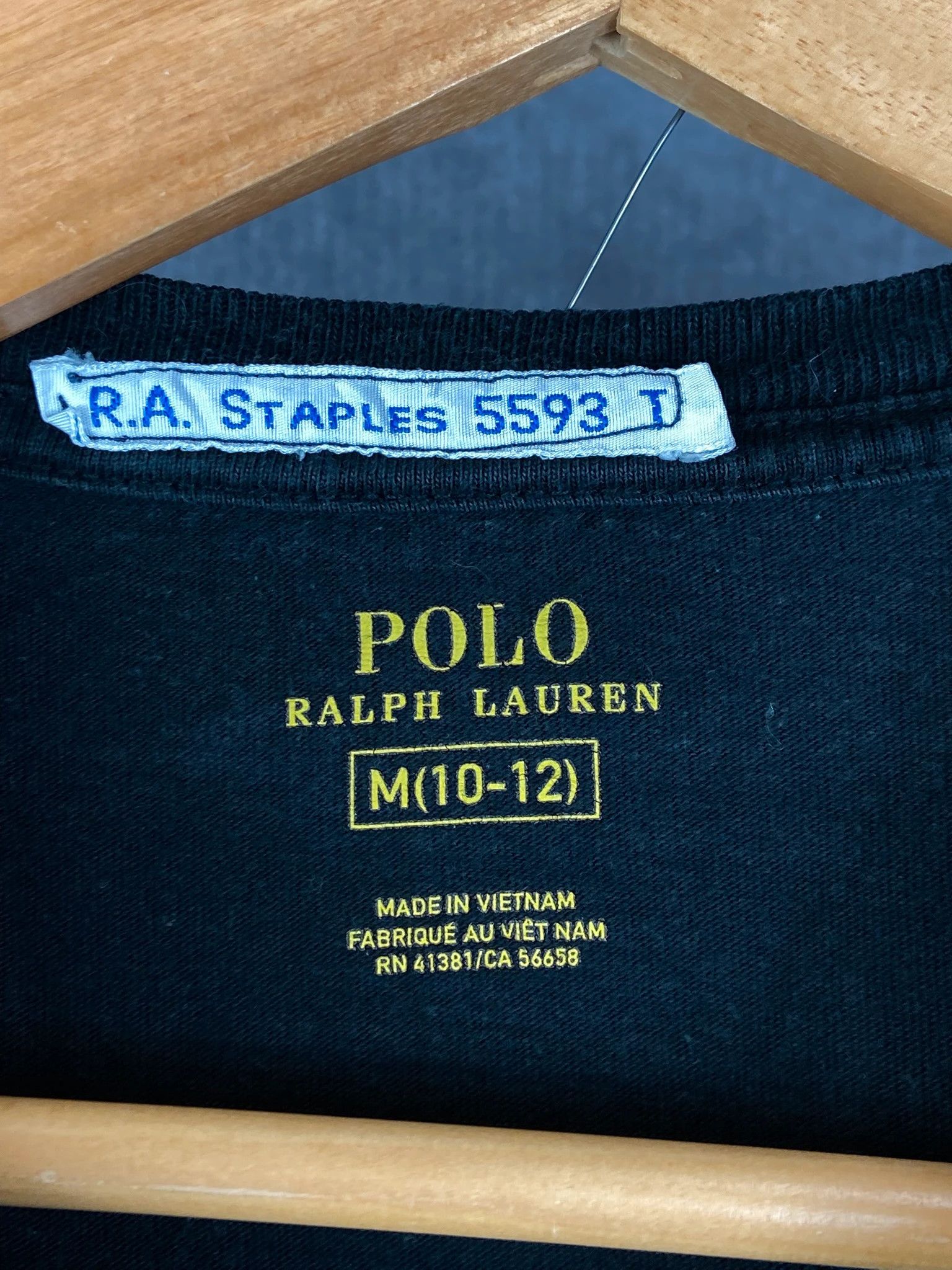 Polo Ralph Lauren Ralph Lauren Black Tee S Red Logo Classic Fit Size US S / EU 44-46 / 1 - 3 Thumbnail