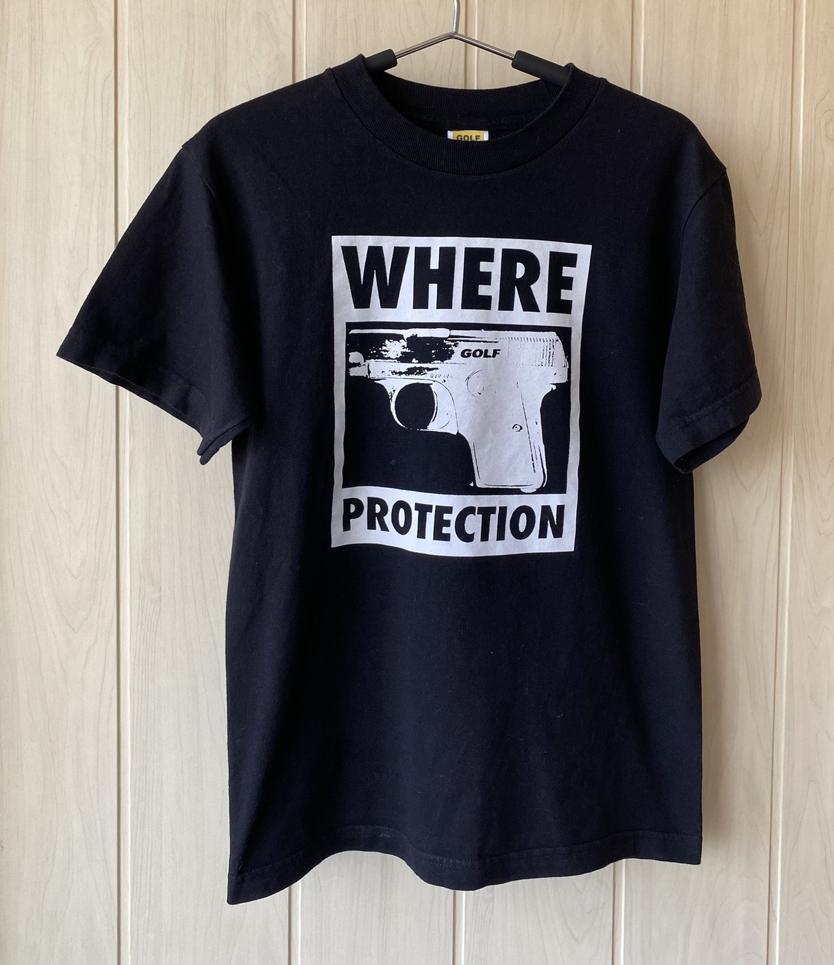 Golf Wang × Tyler The Creator Golf Wang Where Protection Gun t-shirt Size US S / EU 44-46 / 1 - 1 Thumbnail
