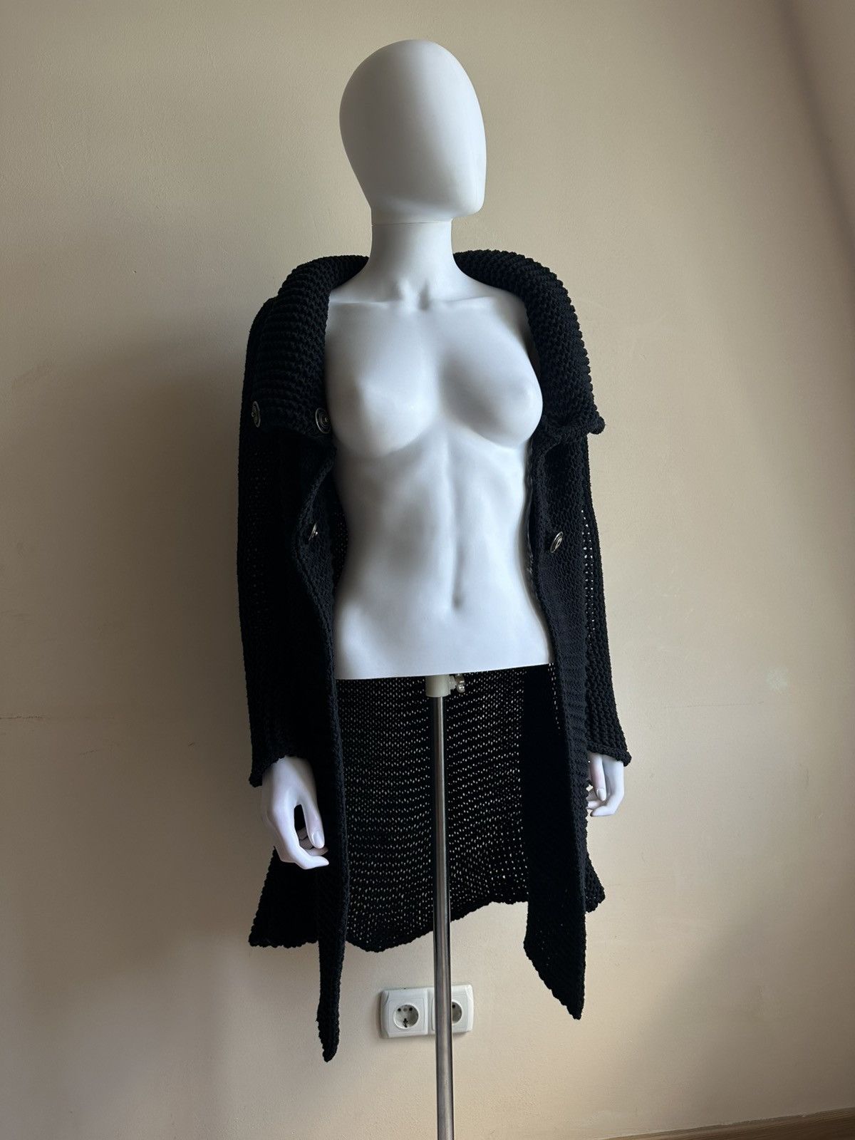 Miss Sixty Vintage Miss Sixty Cable Knit Coat Sexy y2k Awant Garde Size S / US 4 / IT 40 - 1 Thumbnail