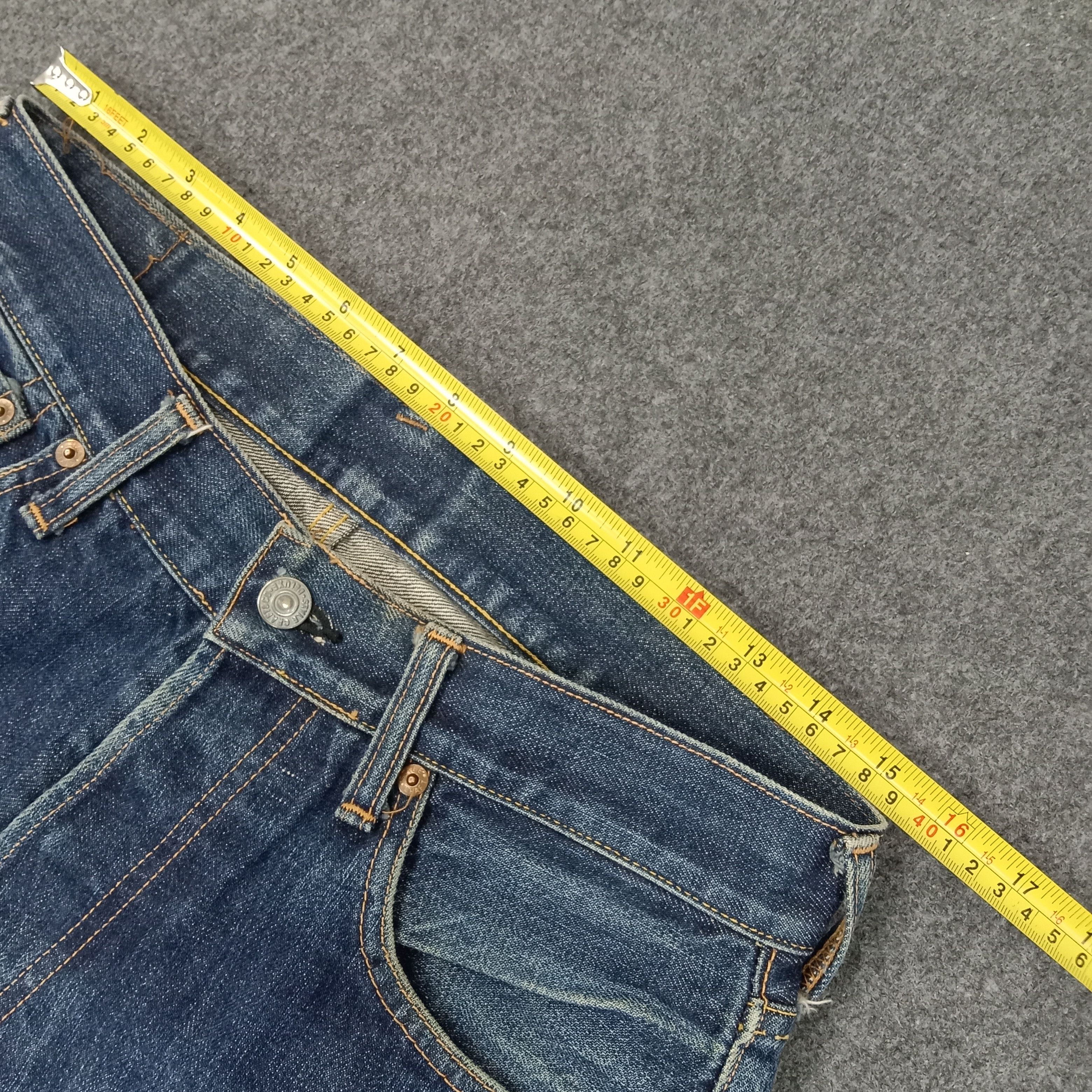 Japanese Brand Evis Japanese Brand Daicock Custom Art Denim Jeans C244N22 Size US 30 / EU 46 - 10 Thumbnail